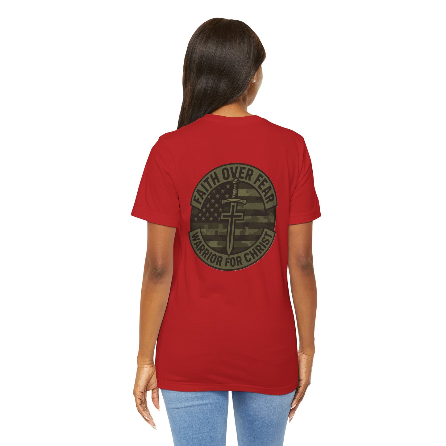Faith Over Fear "Warrior for Christ" T-Shirt