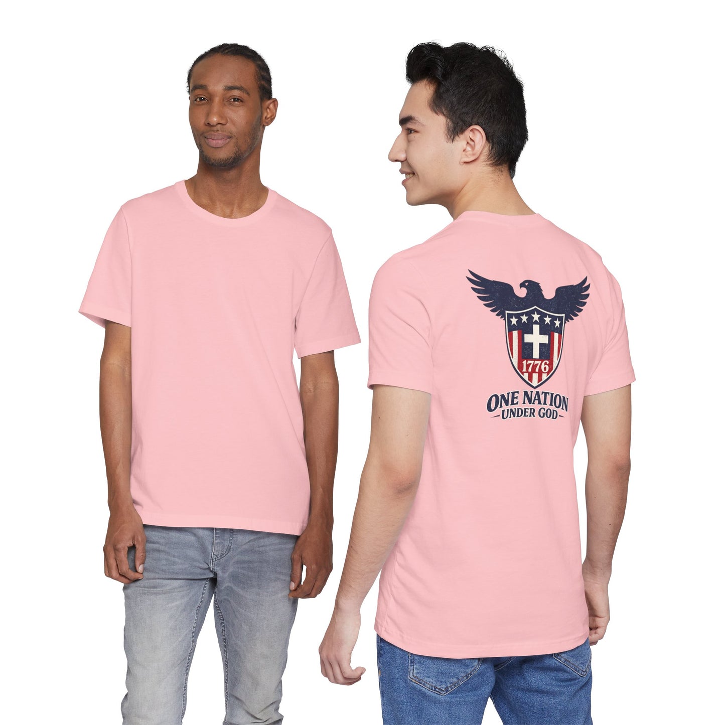 Patriotic Eagle 1776 T-Shirt — One Nation Under God Tee
