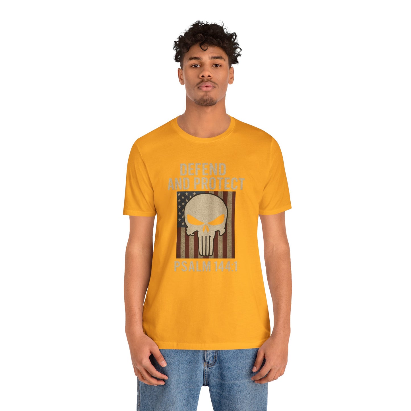 Defend and Protect Bible Verse Psalm 144:1 T-Shirt