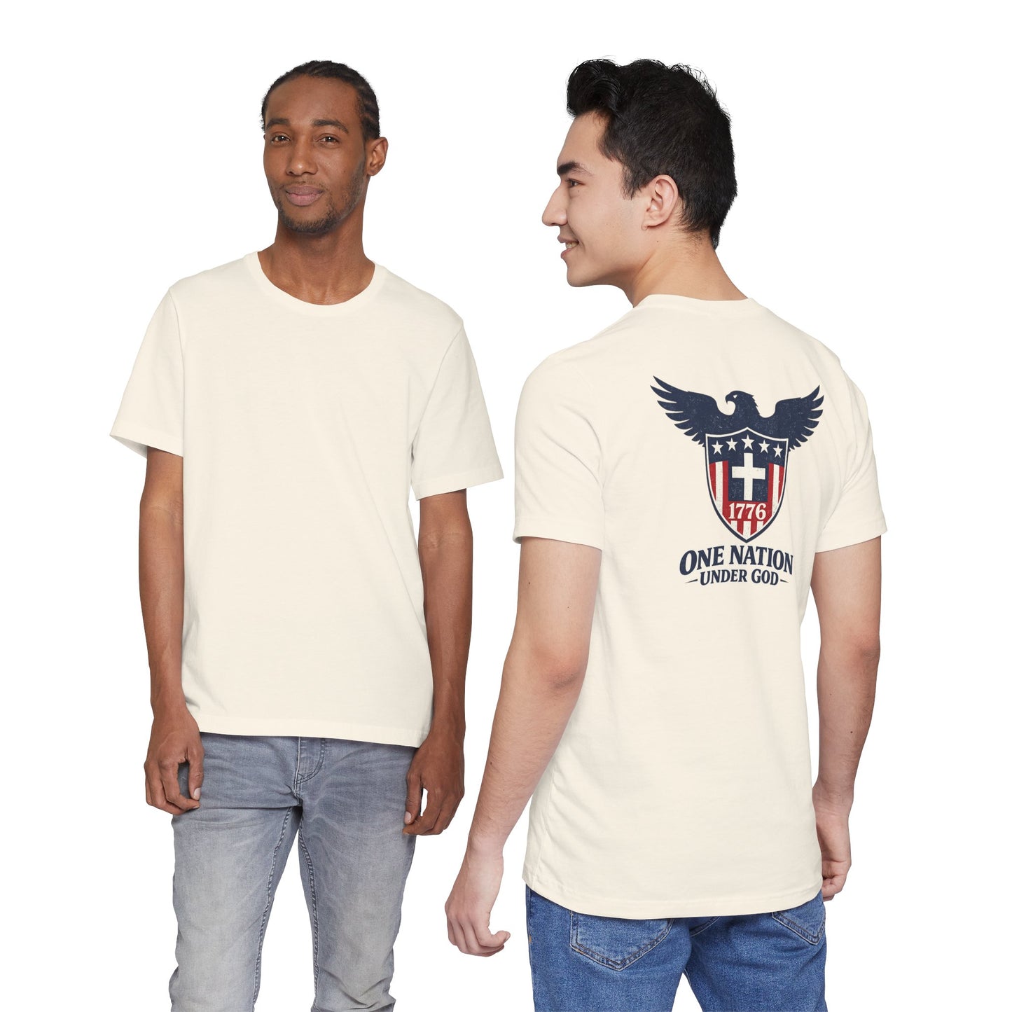 Patriotic Eagle 1776 T-Shirt — One Nation Under God Tee