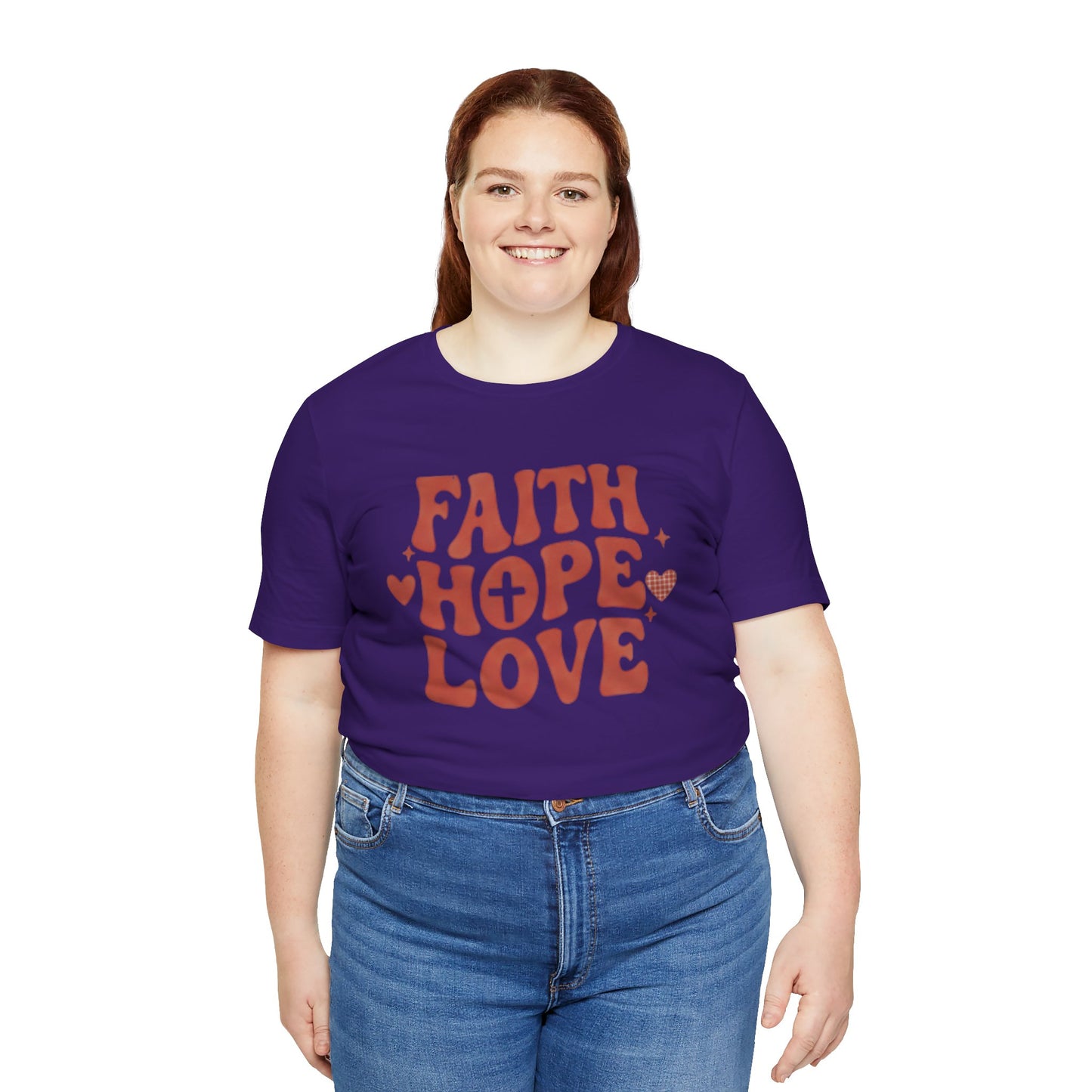 Faith Hope Love T-Shirt — Christian Inspirational Tee