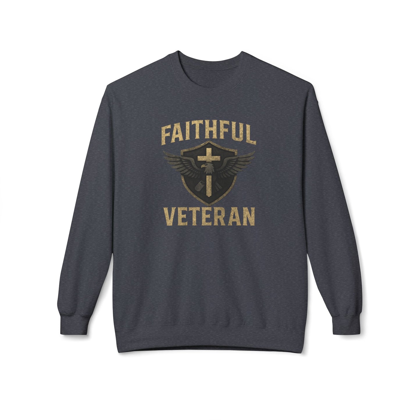 Faithful Veteran Crewneck Sweatshirt Design