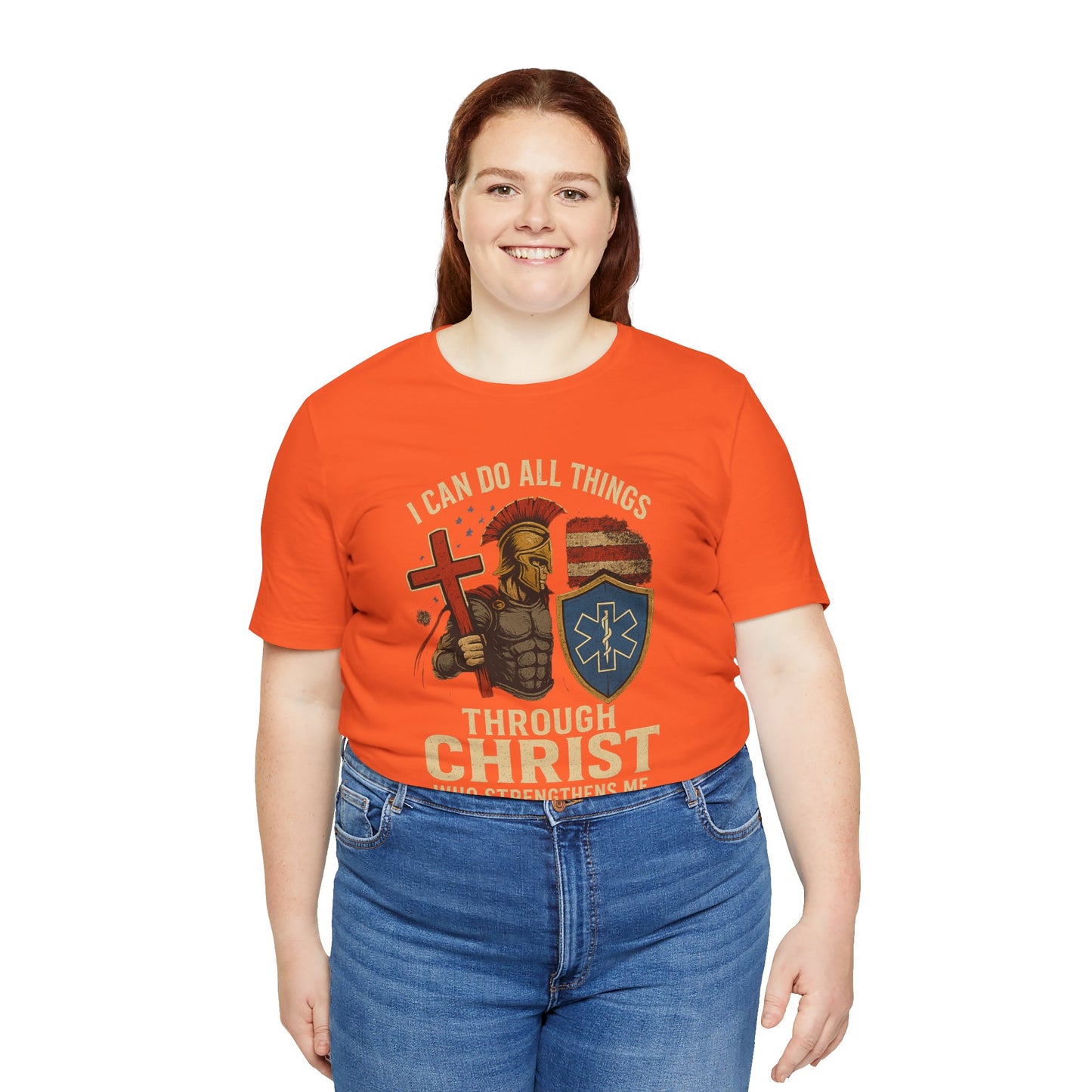 Medical Personnel Tee — "I Can Do All Things Through Christ"