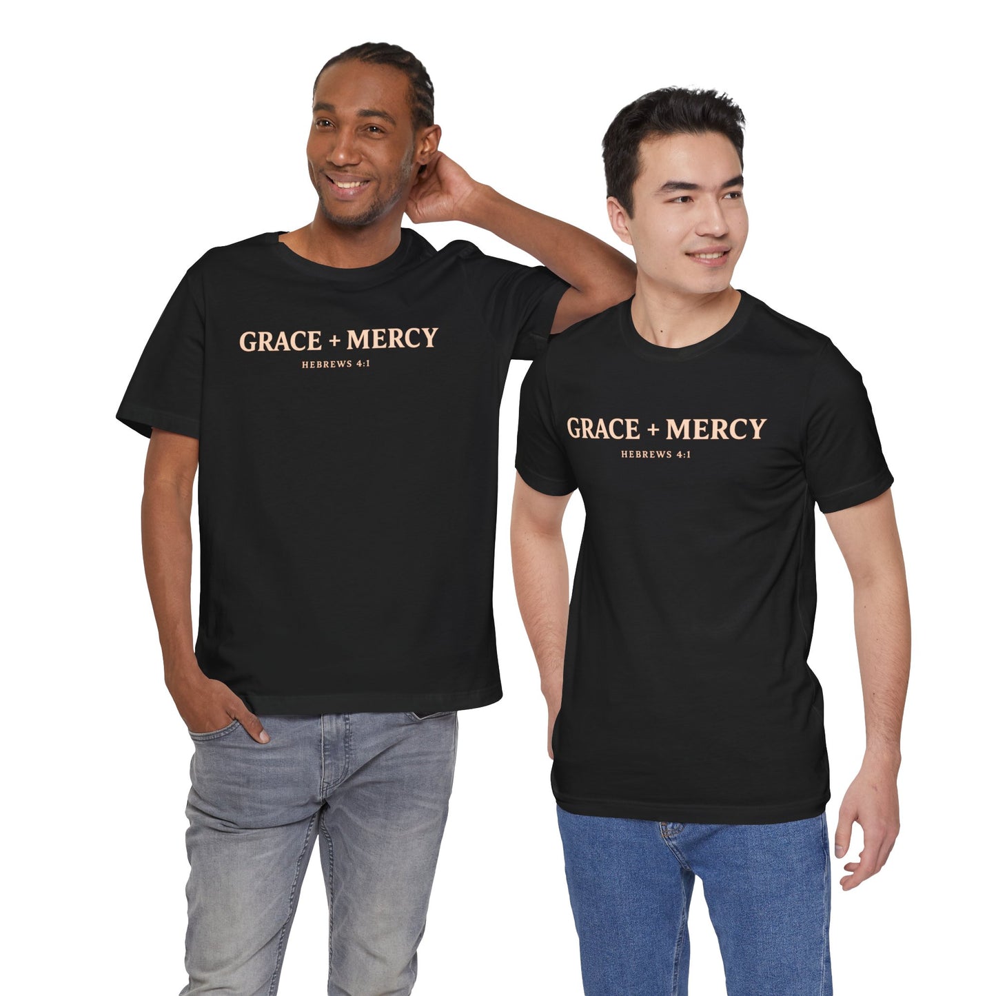 Grace + Mercy Graphic T-Shirt — Faith-Inspired Christian Tee