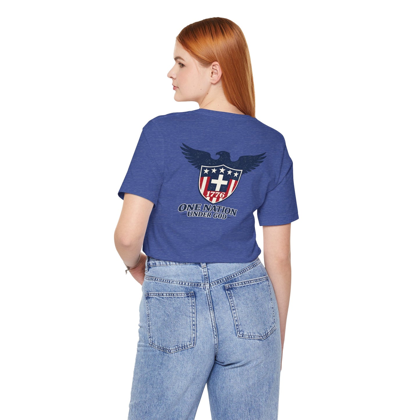 Patriotic Eagle 1776 T-Shirt — One Nation Under God Tee
