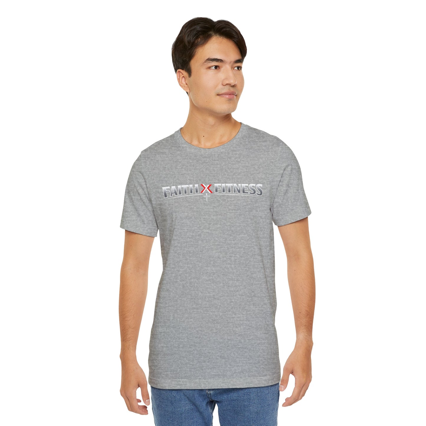 Faith x Fitness T-Shirt — Inspirational Workout Tee