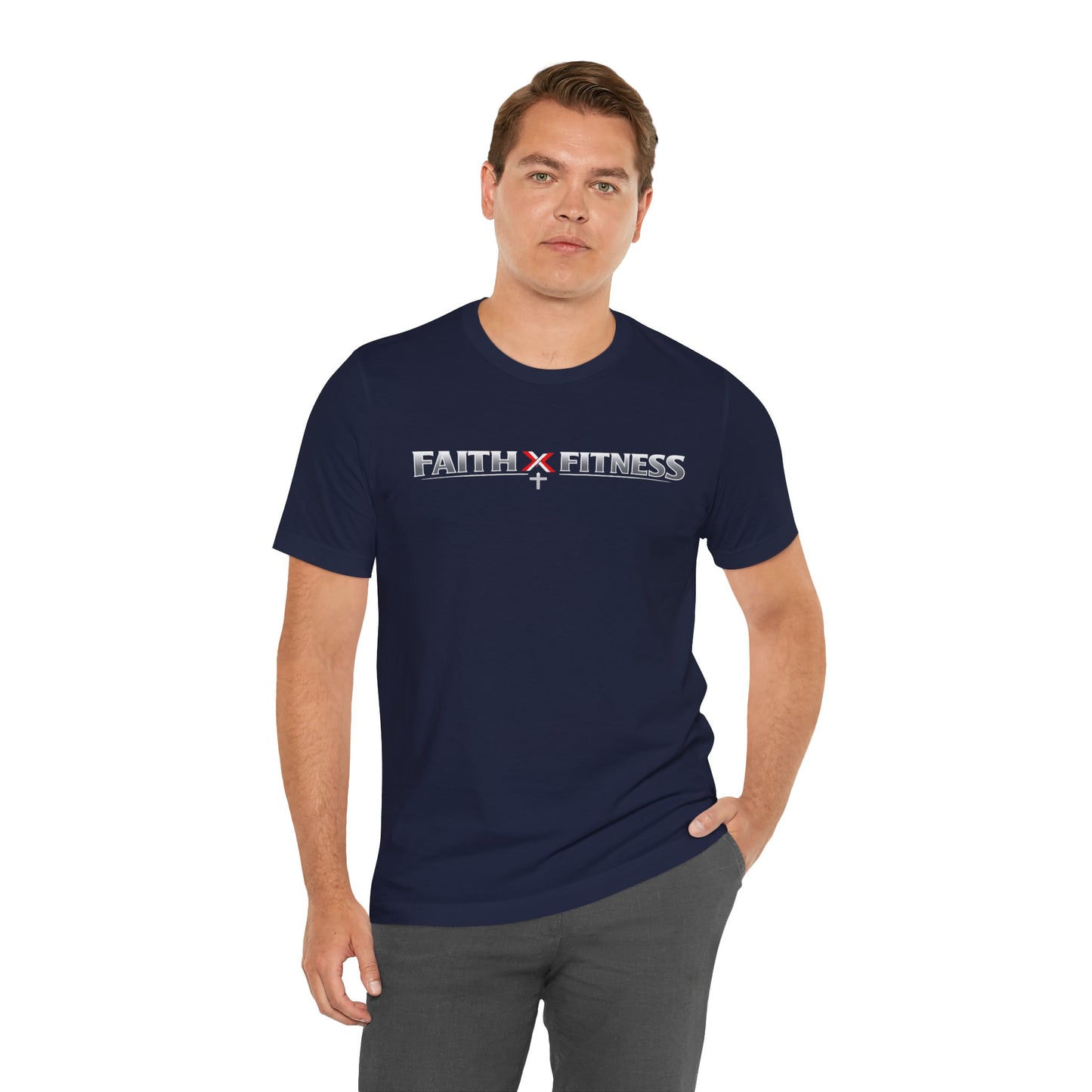 Faith x Fitness T-Shirt — Inspirational Workout Tee
