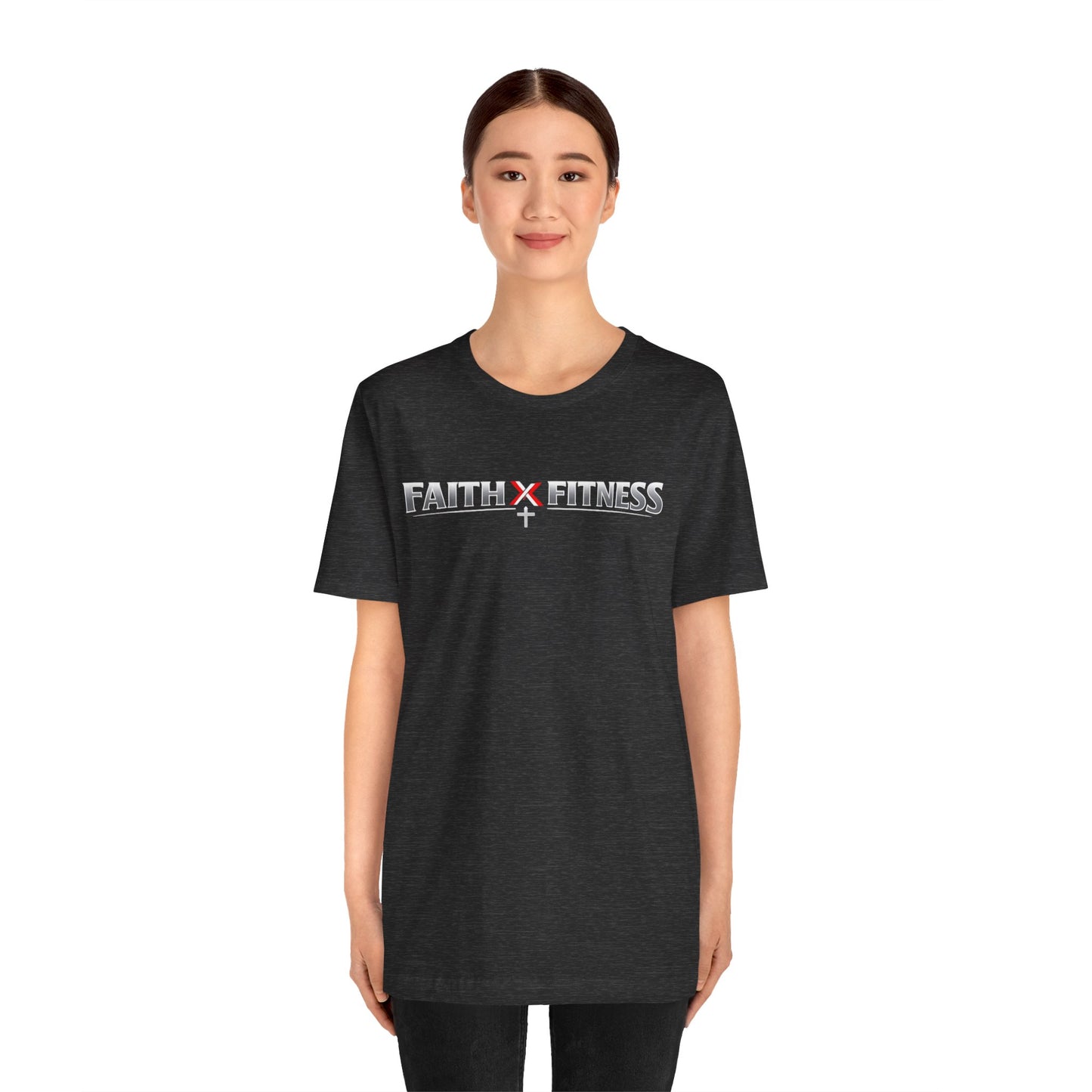Faith x Fitness T-Shirt — Inspirational Workout Tee