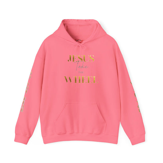 Unisex Heavy Blend™ "Jesus Take the Wheel" Hooded Sweatshirt
