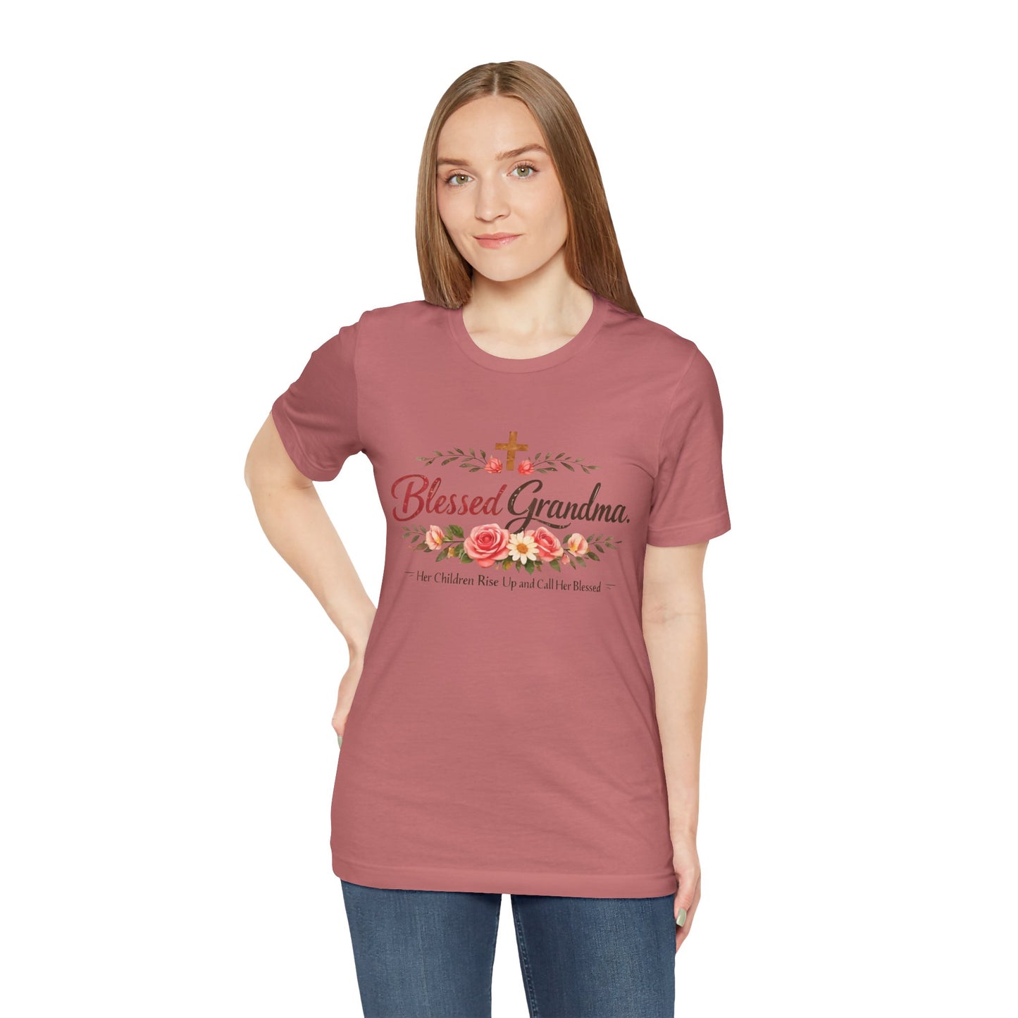 Blessed Grandma Floral Tee