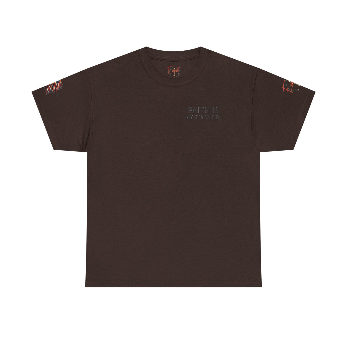 Christian Tee - Philippians 4:13 'Faith Is My Strength' (Copy)