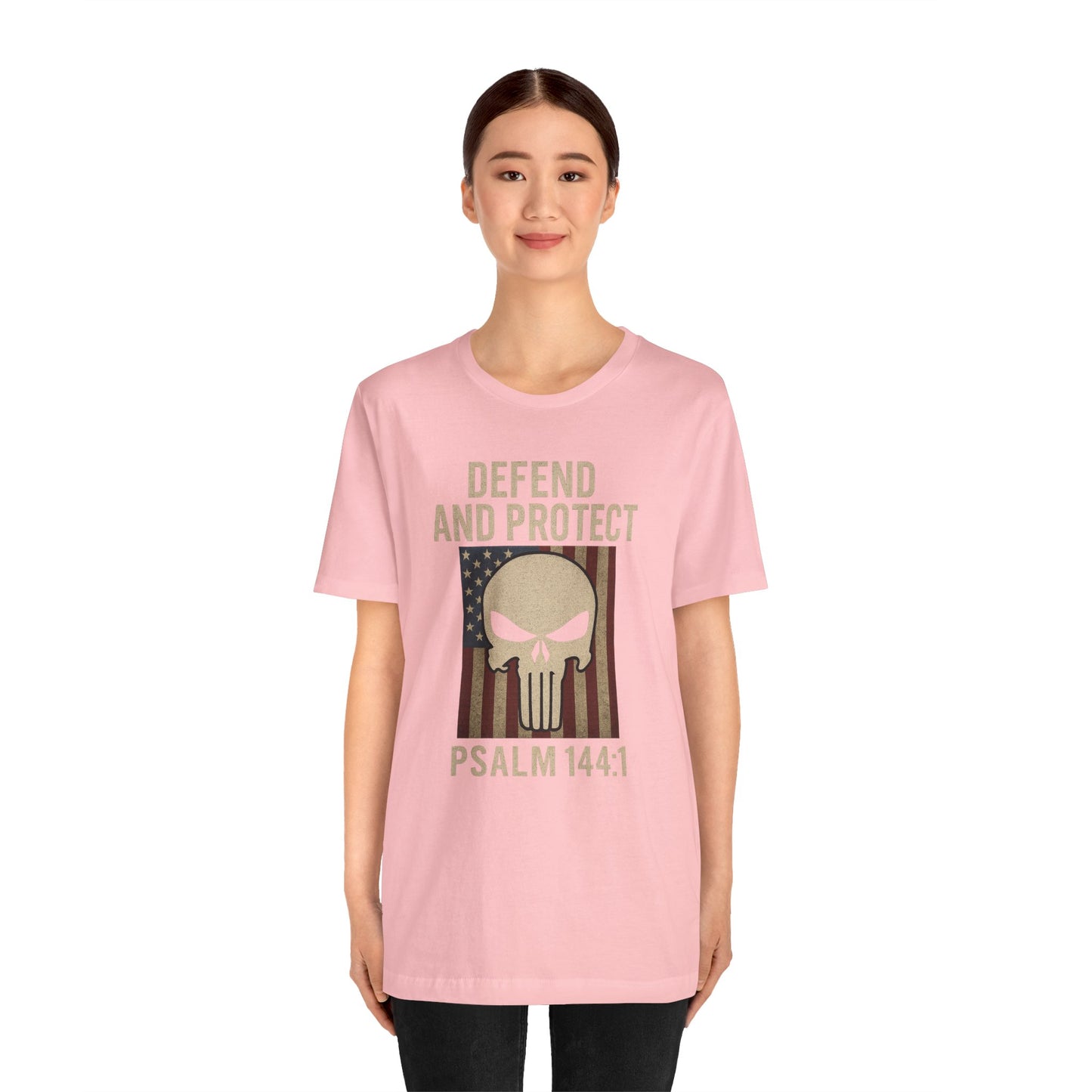 Defend and Protect Bible Verse Psalm 144:1 T-Shirt