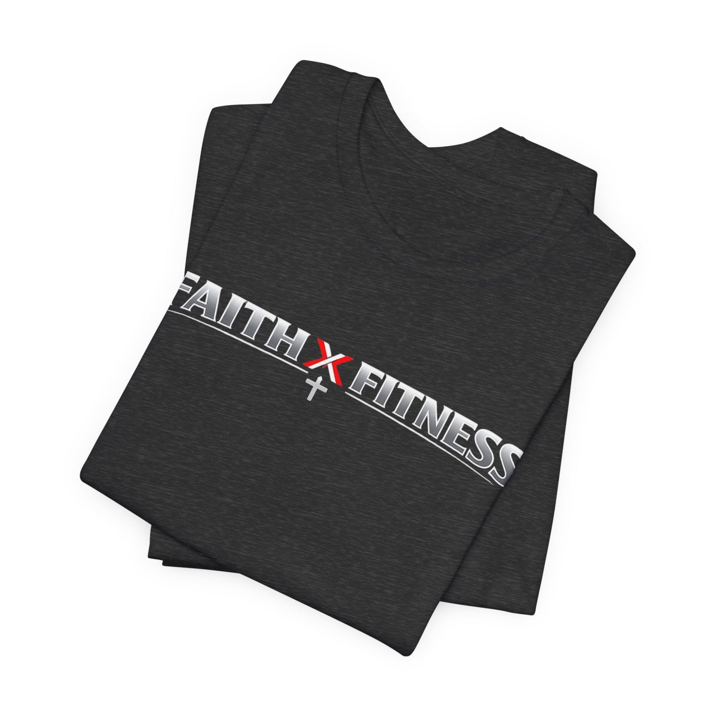 Faith x Fitness T-Shirt — Inspirational Workout Tee