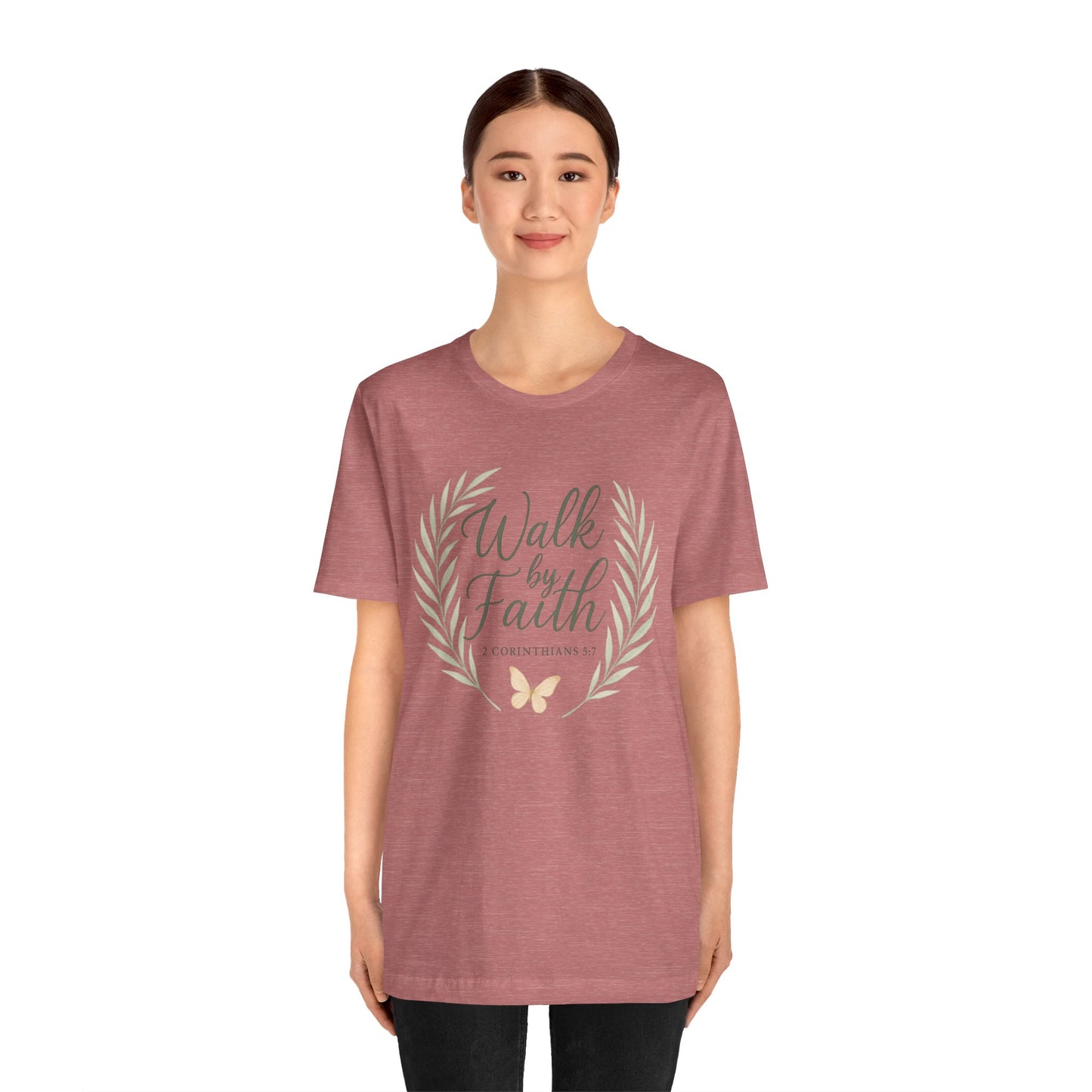Walk by Faith T-Shirt — Inspirational Christian Tee (2 Corinthians)