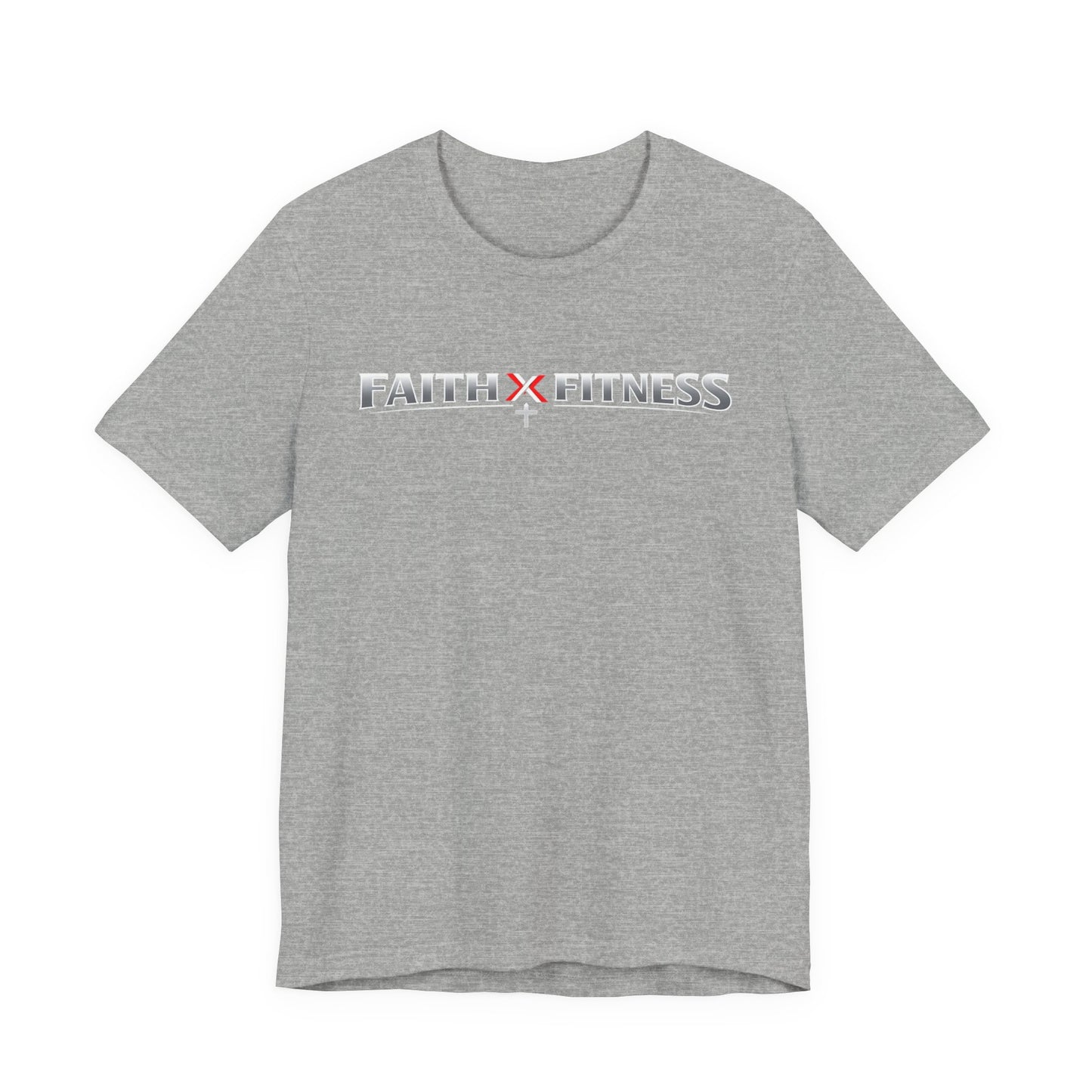 Faith x Fitness T-Shirt — Inspirational Workout Tee