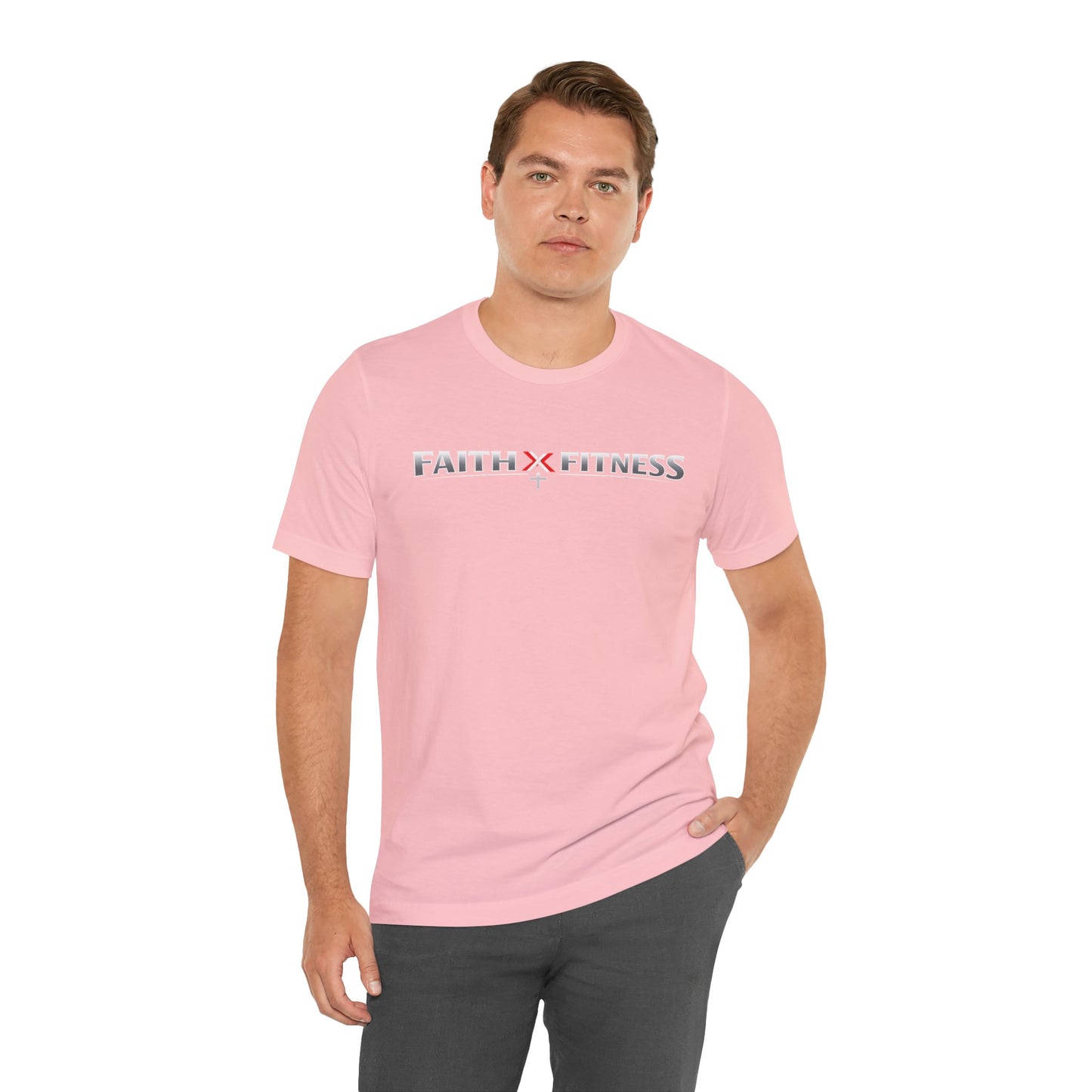 Faith x Fitness T-Shirt — Inspirational Workout Tee