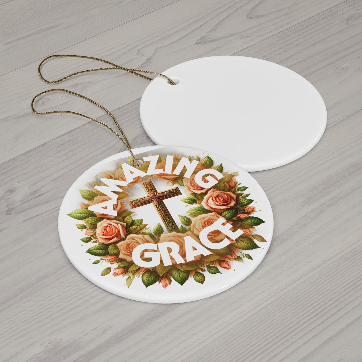 Ceramic Ornament Amazing Grace