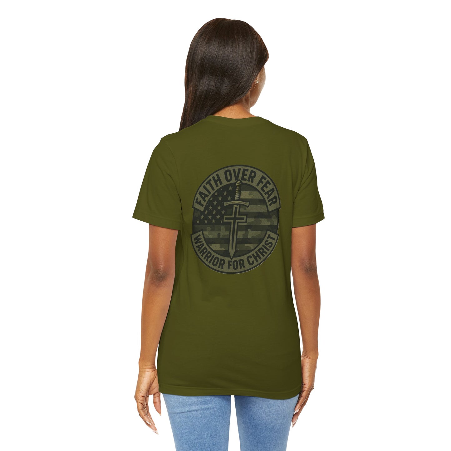 Faith Over Fear "Warrior for Christ" T-Shirt