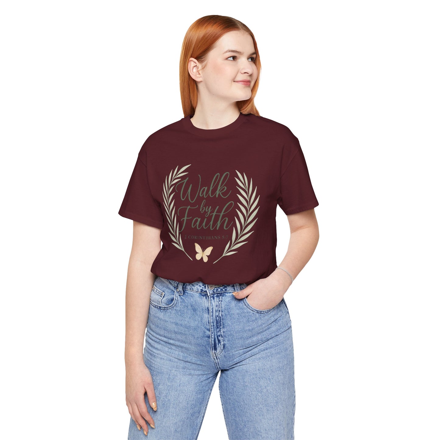 Walk by Faith T-Shirt — Inspirational Christian Tee (2 Corinthians)