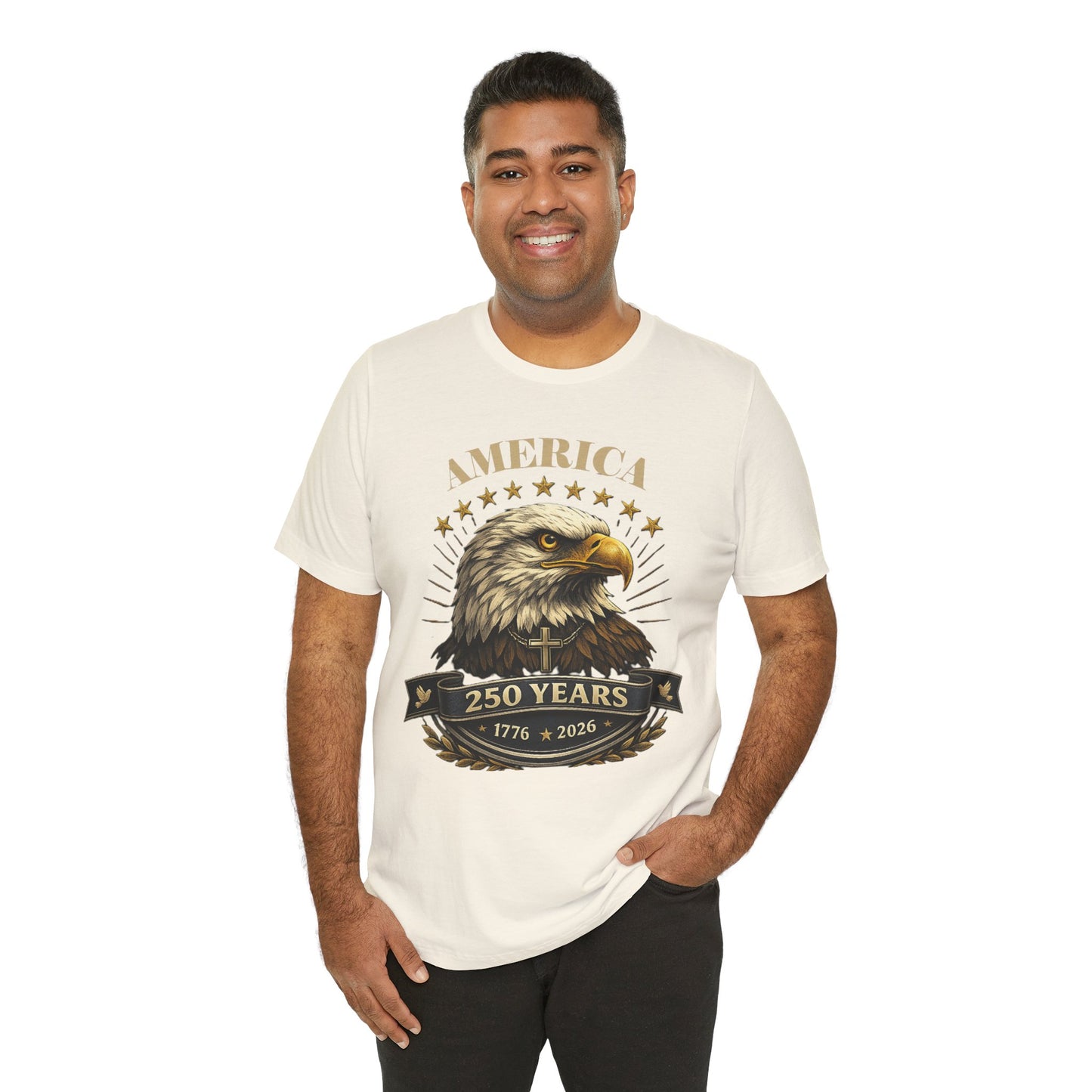 America 250th Anniversary Eagle T-Shirt — 1776–2026 Patriotic Tee