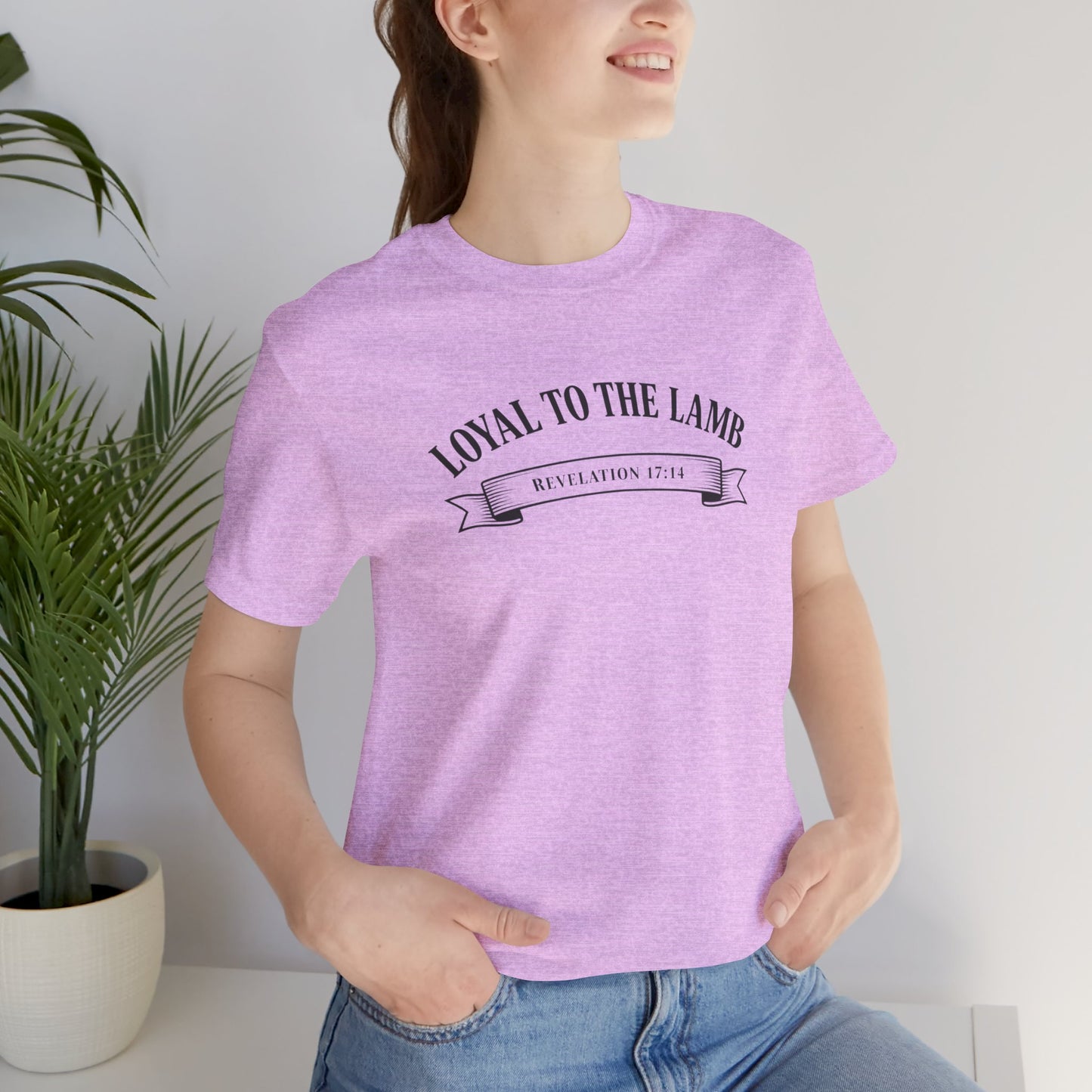 Loyal to the Lamb Tee — Christian Faith Short Sleeve T-Shirt