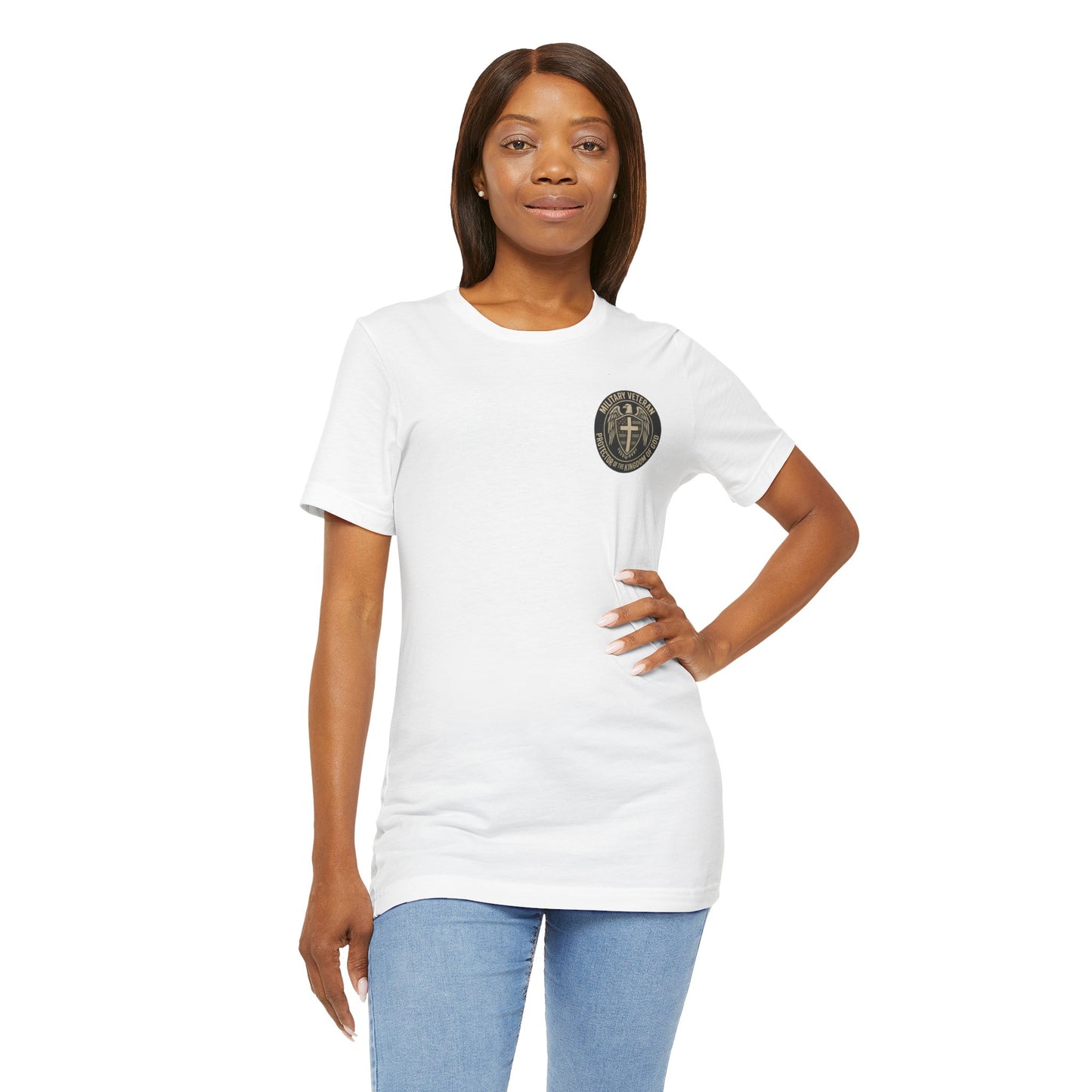 Veteran Protector Tee — "Military Veteran Protector of the Kingdom of God"
