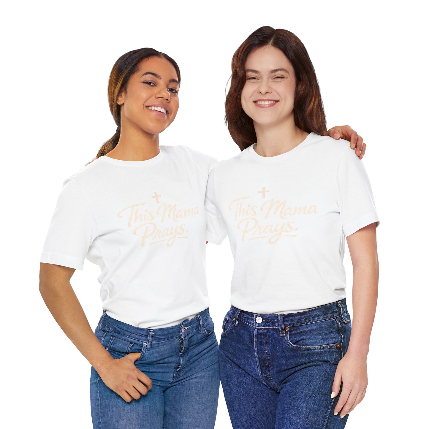 T-Shirt — “This Mama Prays” Faith Graphic Tee