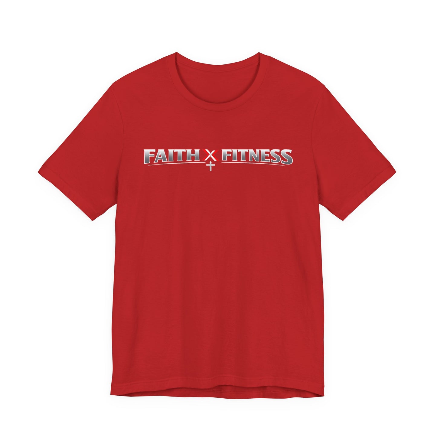 Faith x Fitness T-Shirt — Inspirational Workout Tee