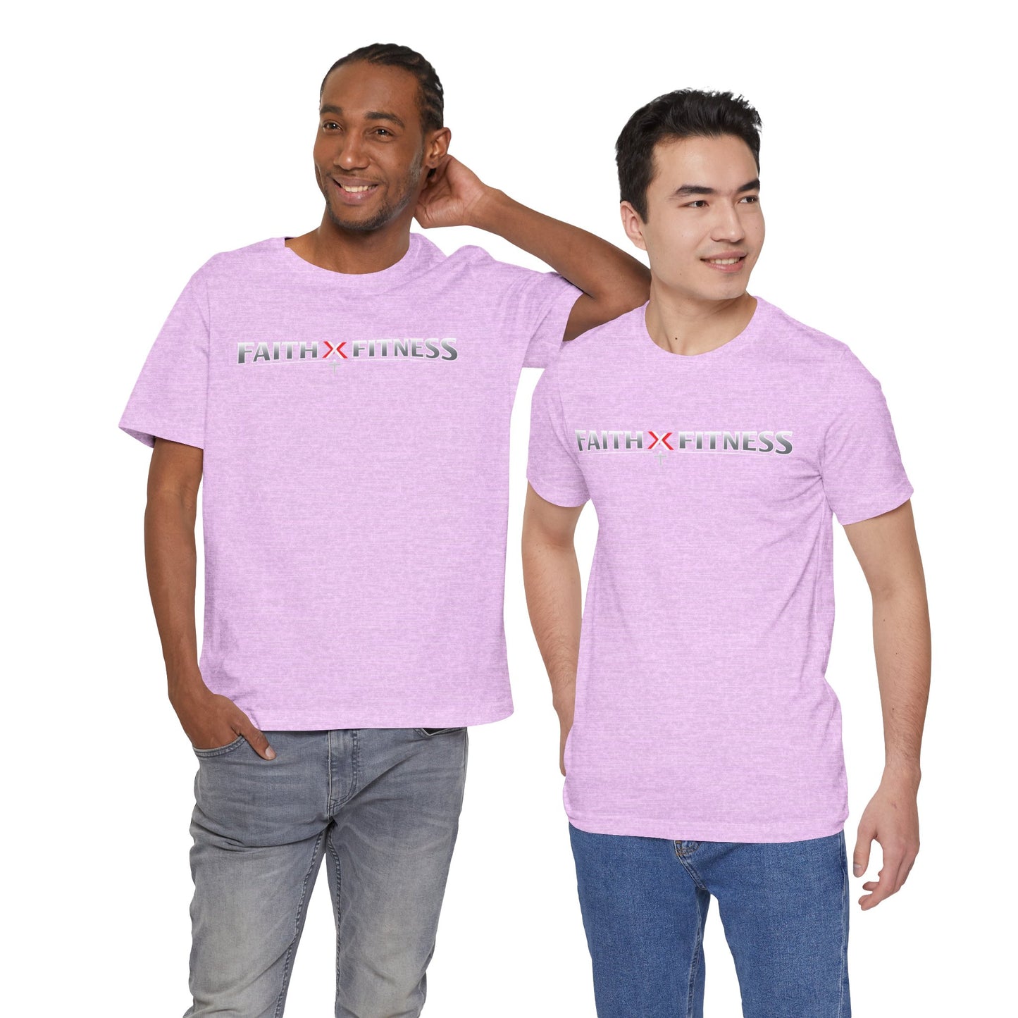 Faith x Fitness T-Shirt — Inspirational Workout Tee