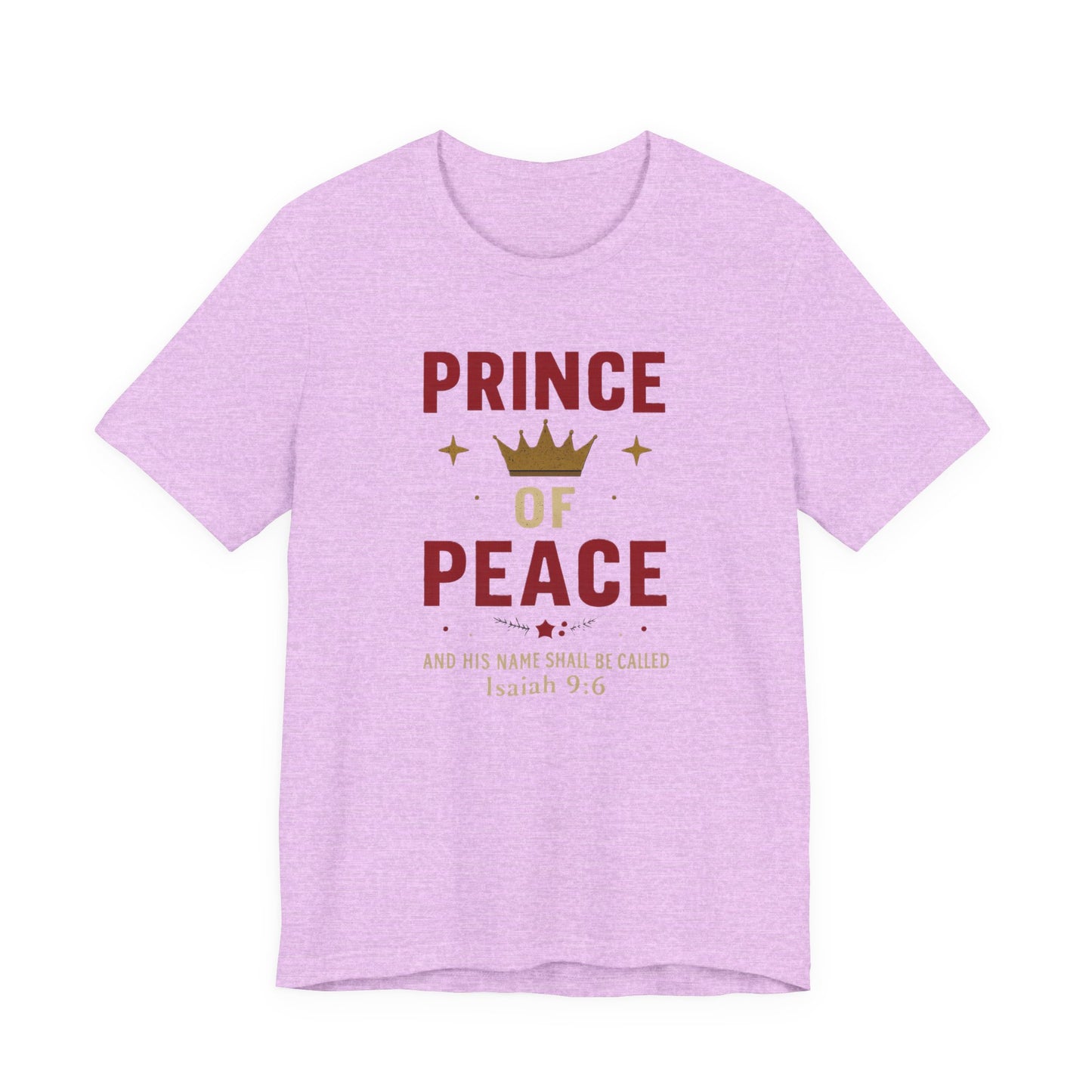 Prince of Peace Isaiah 9:6 T-Shirt — Bible Verse Christian Tee