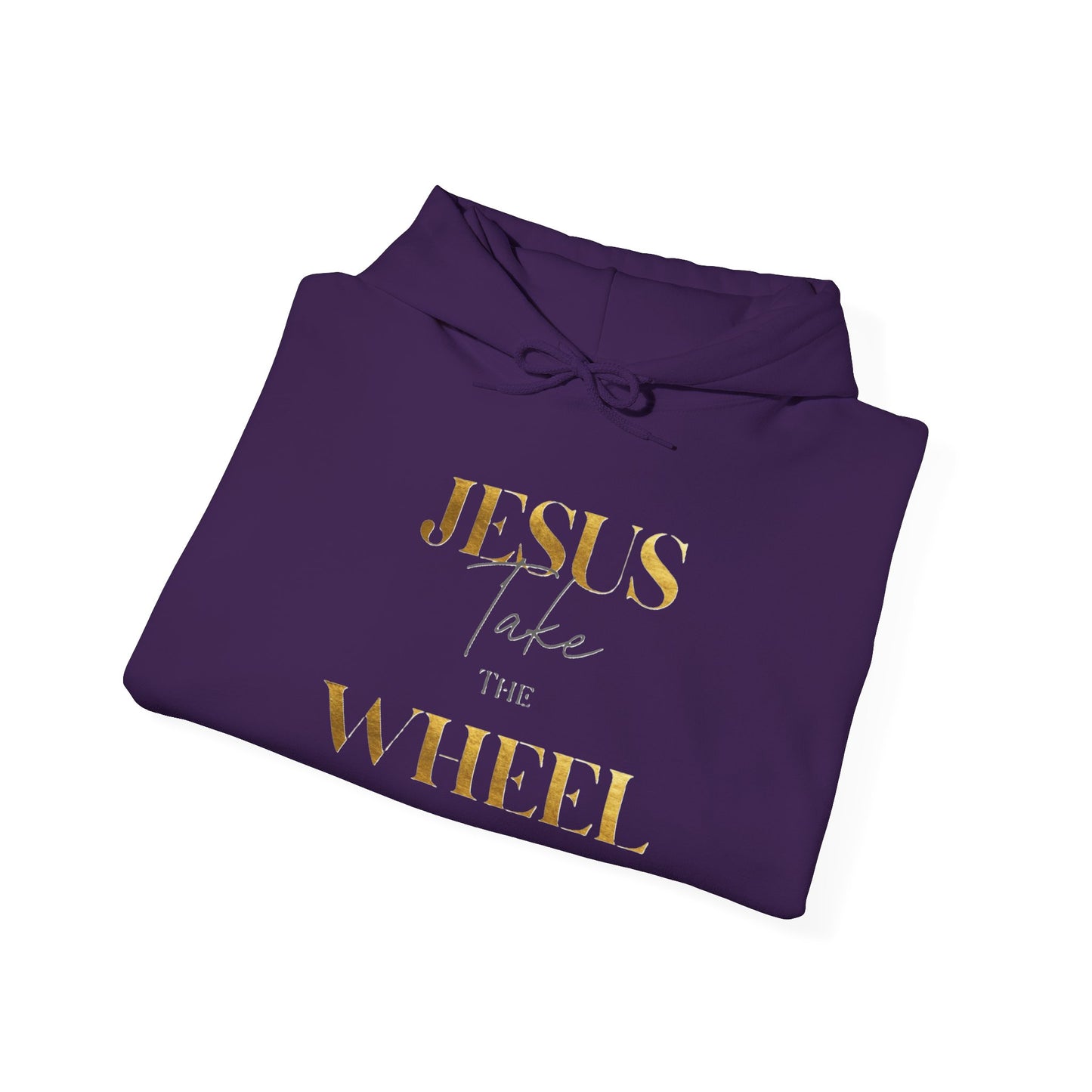 Unisex Heavy Blend™ "Jesus Take the Wheel" Hooded Sweatshirt