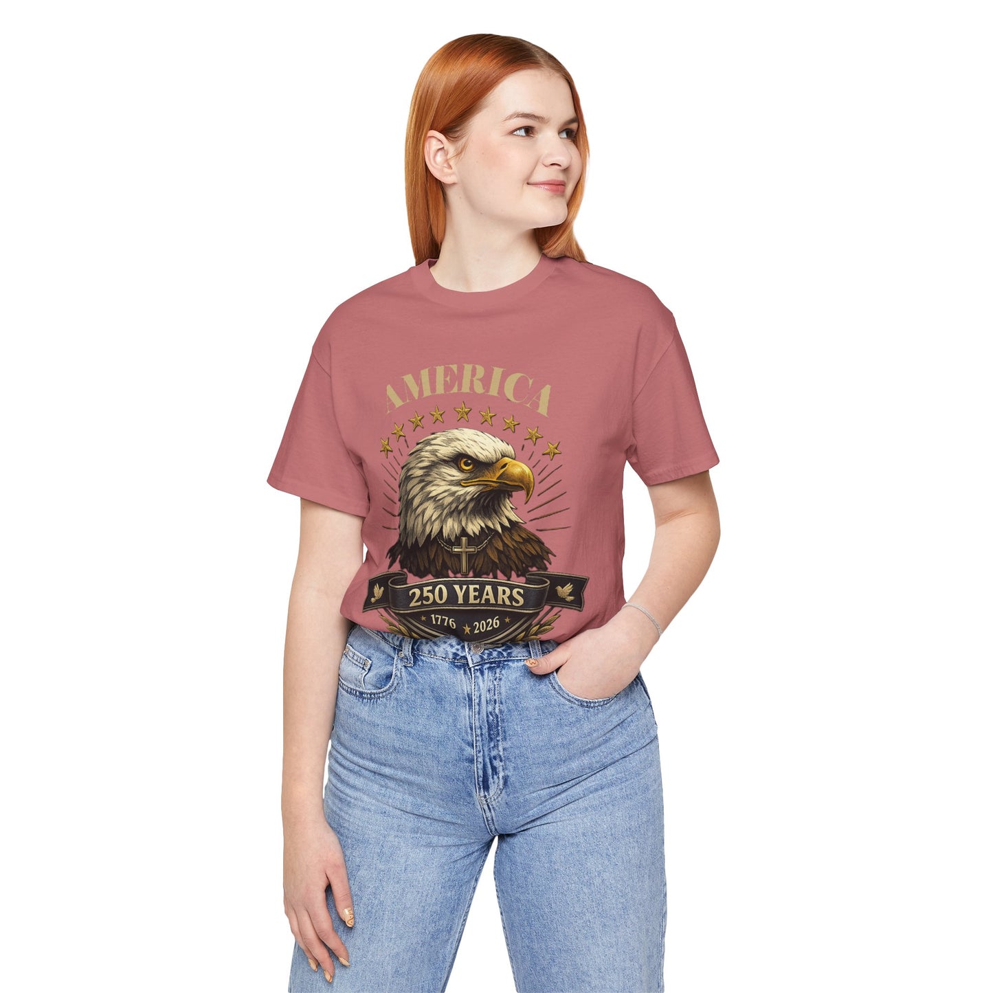 America 250th Anniversary Eagle T-Shirt — 1776–2026 Patriotic Tee