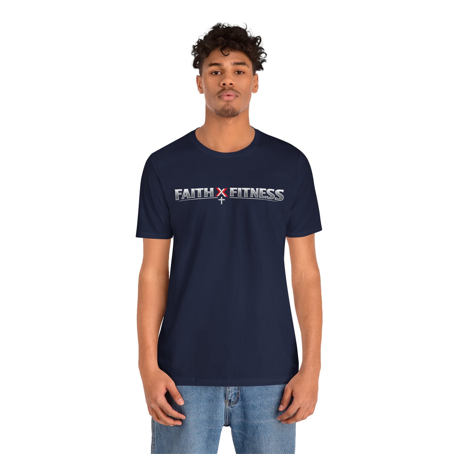 Faith x Fitness T-Shirt — Inspirational Workout Tee