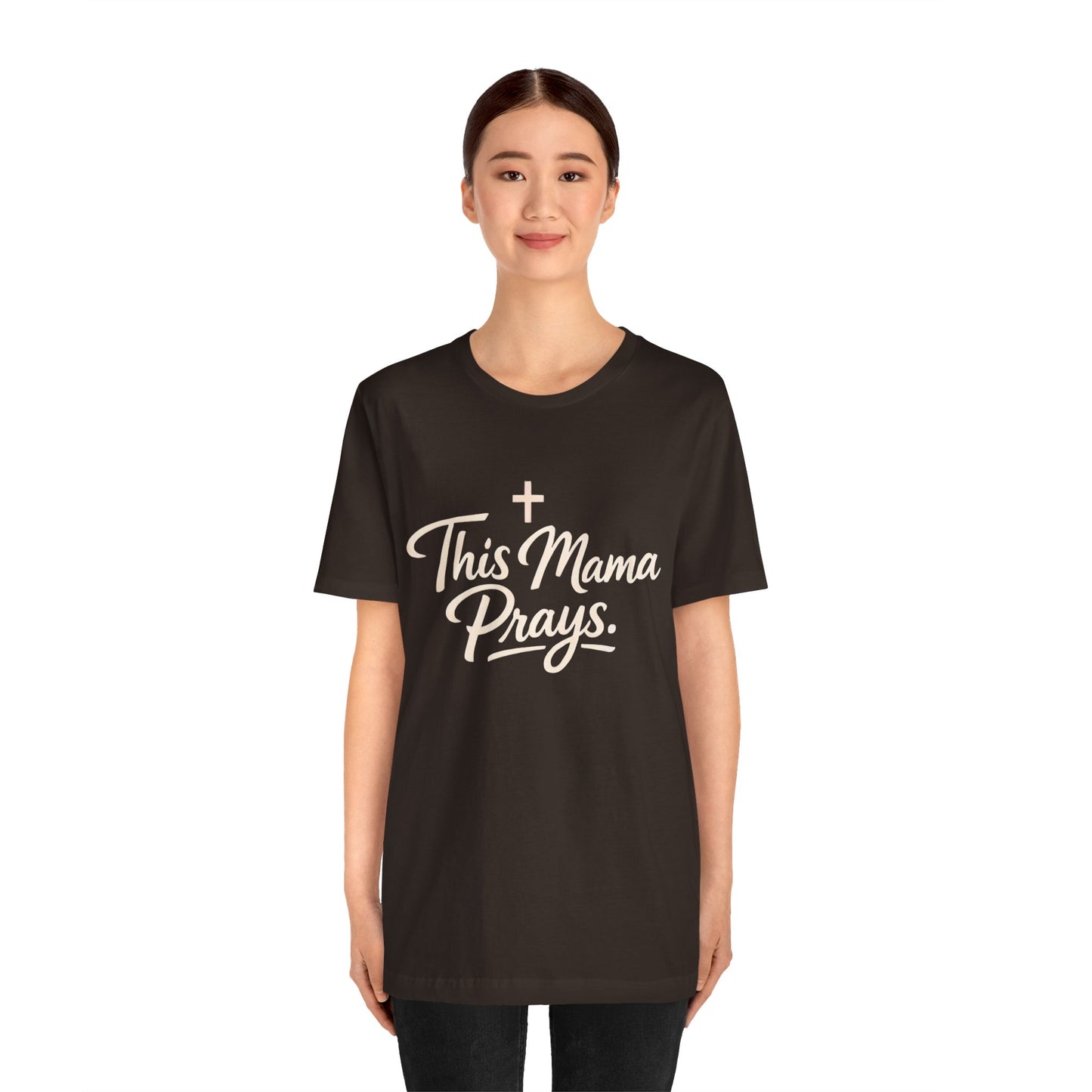 T-Shirt — “This Mama Prays” Faith Graphic Tee