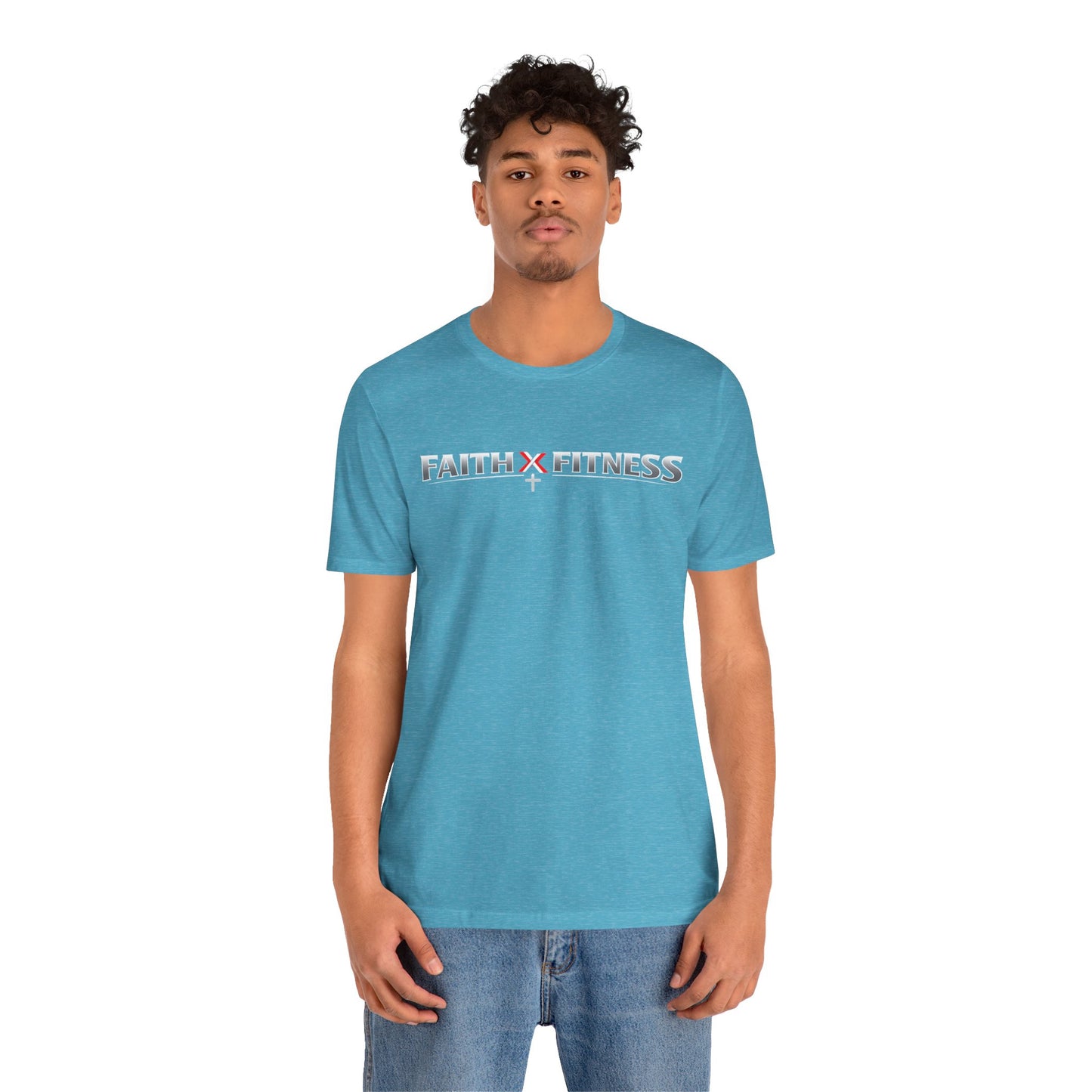 Faith x Fitness T-Shirt — Inspirational Workout Tee