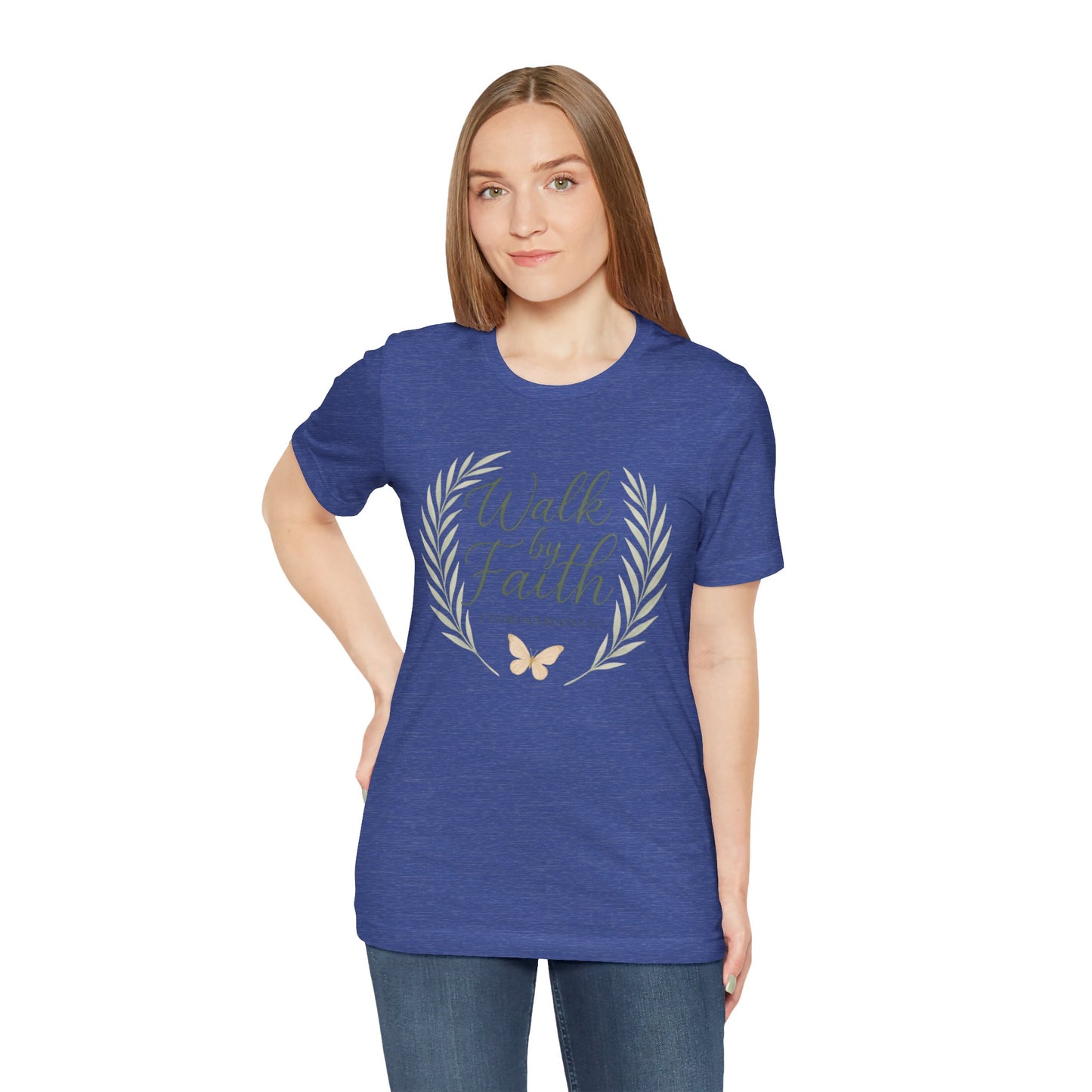 Walk by Faith T-Shirt — Inspirational Christian Tee (2 Corinthians)