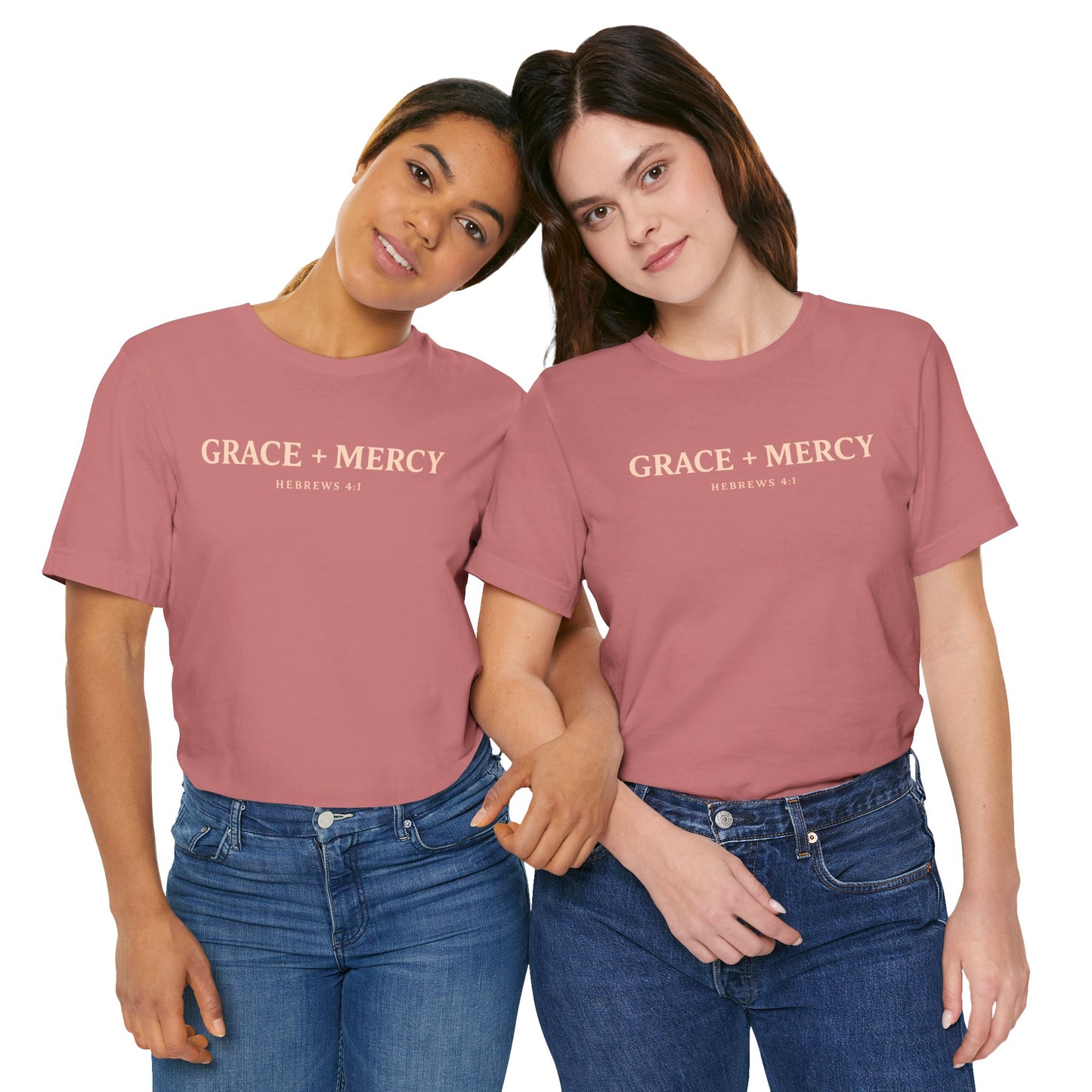 Grace + Mercy Graphic T-Shirt — Faith-Inspired Christian Tee