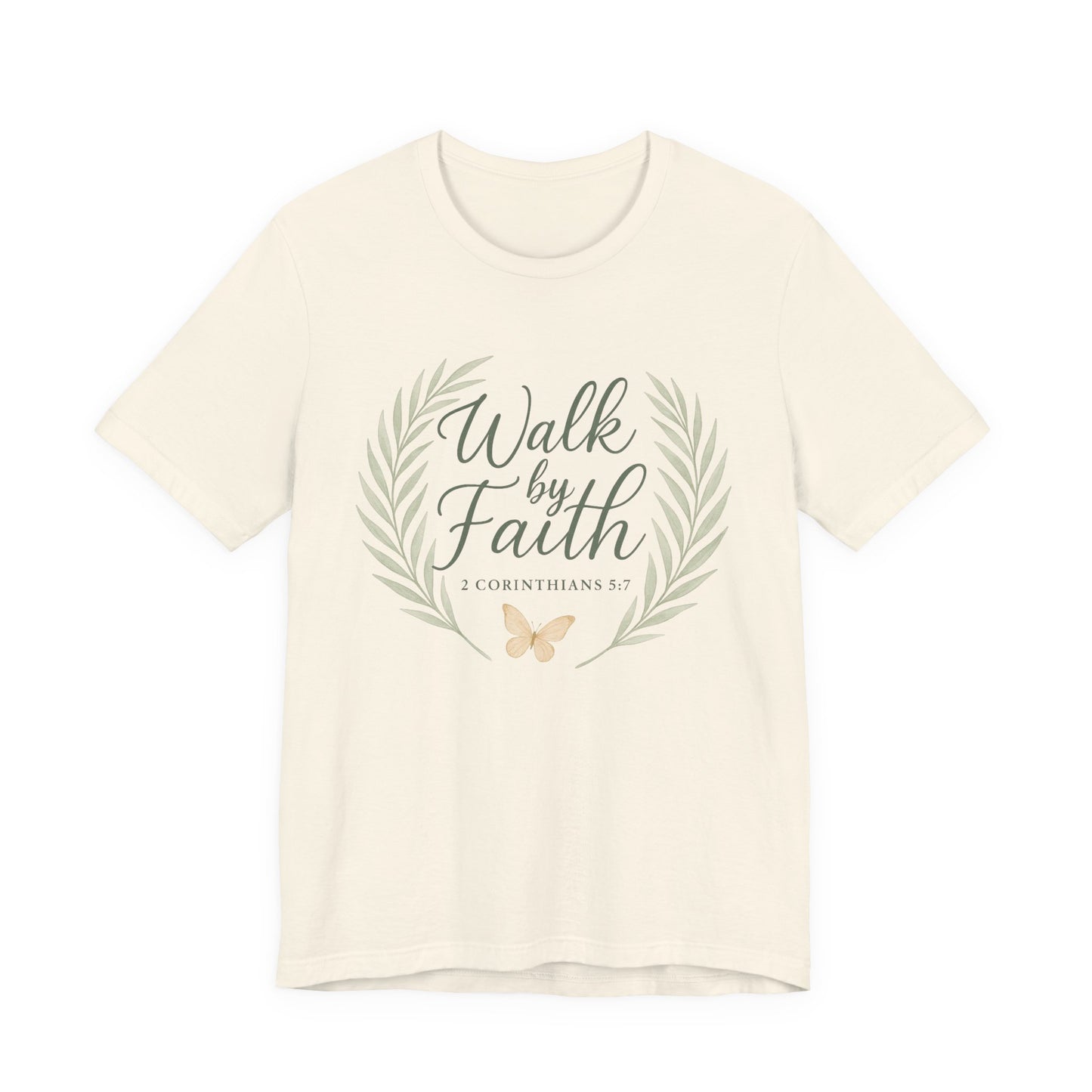 Walk by Faith T-Shirt — Inspirational Christian Tee (2 Corinthians)