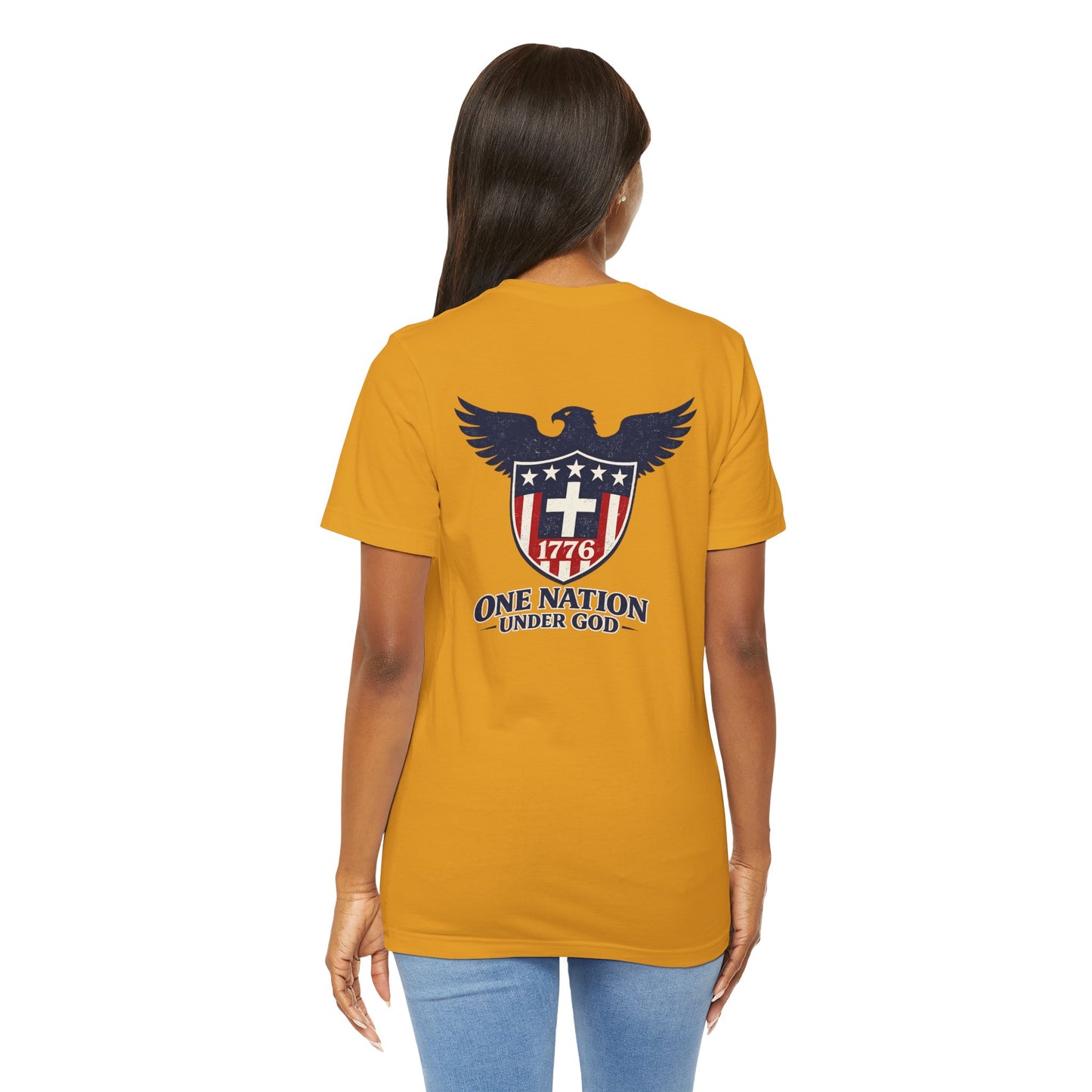 Patriotic Eagle 1776 T-Shirt — One Nation Under God Tee