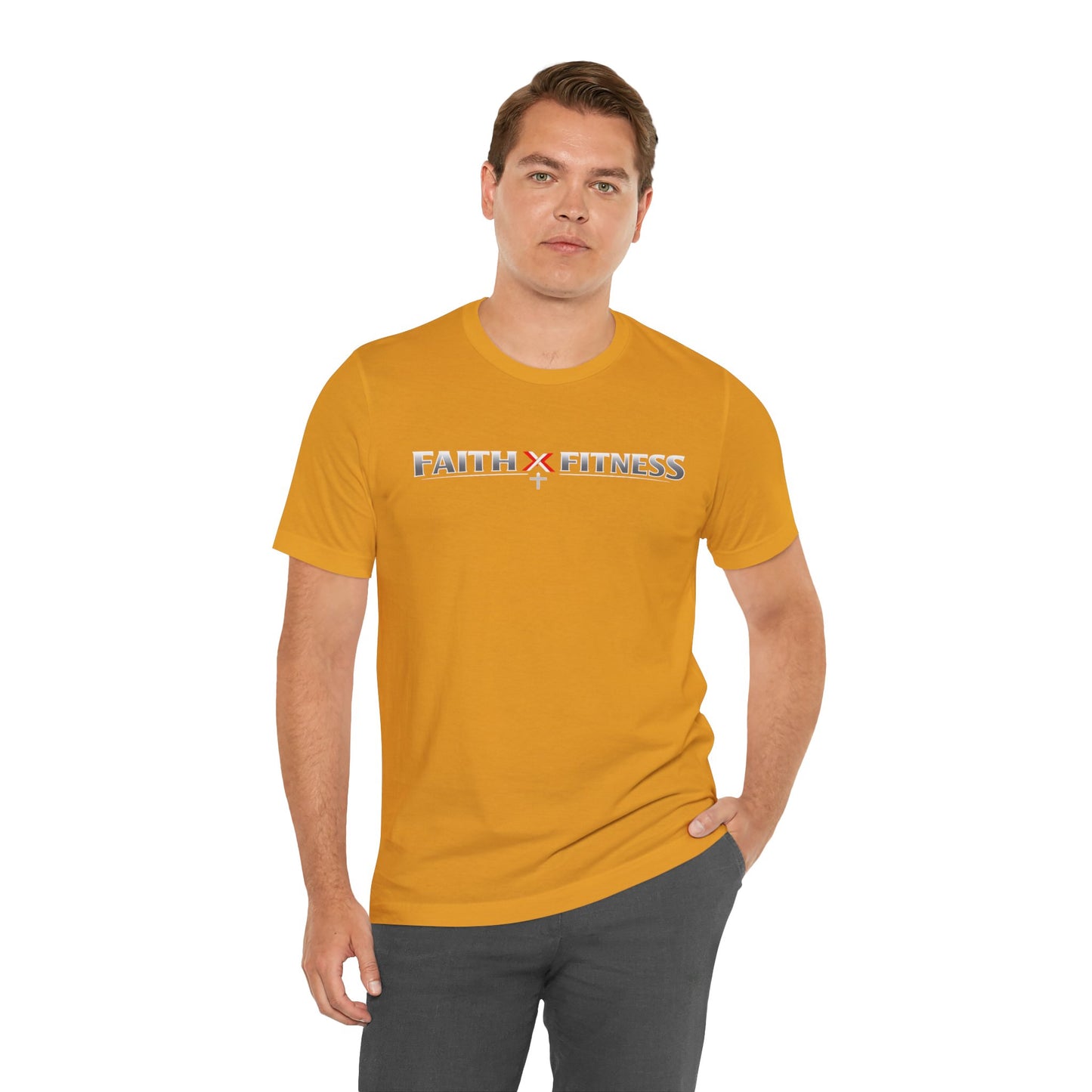 Faith x Fitness T-Shirt — Inspirational Workout Tee