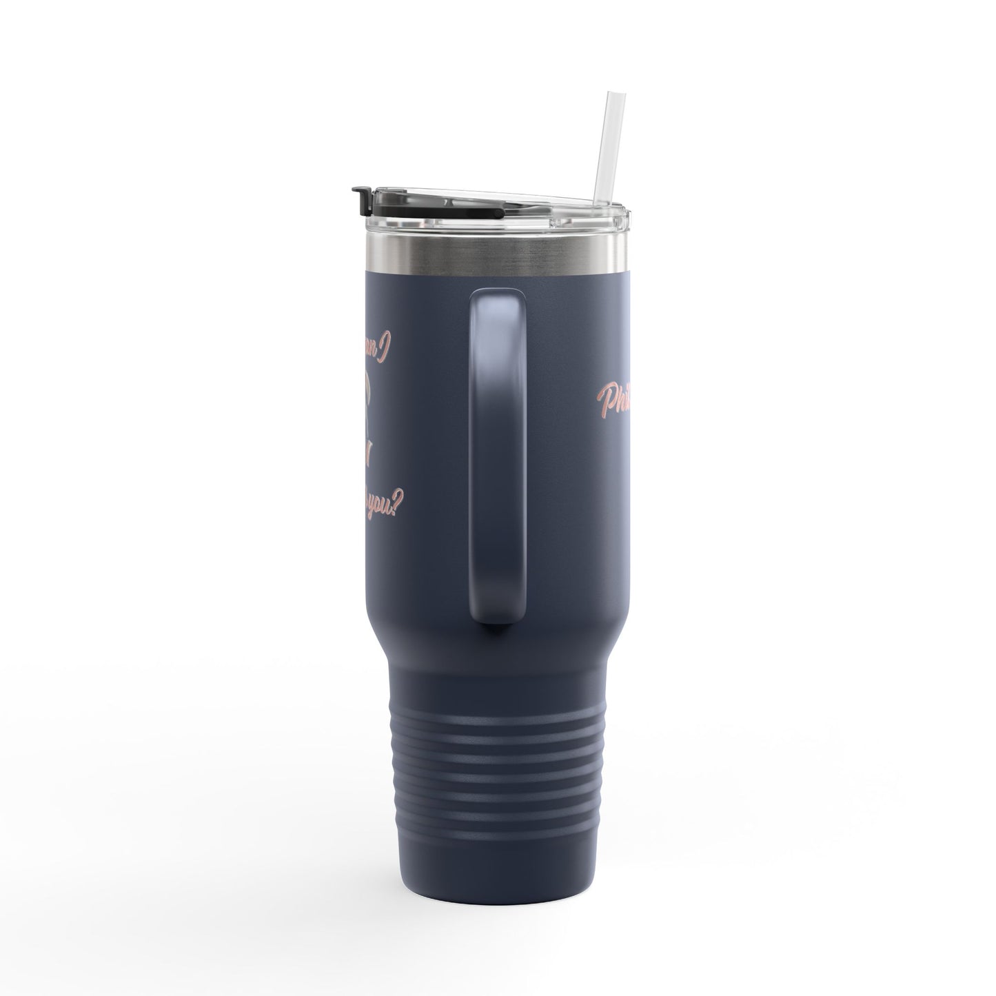 Travel Mug - "How can I pray for you" with Heart and Praying Hands Design
