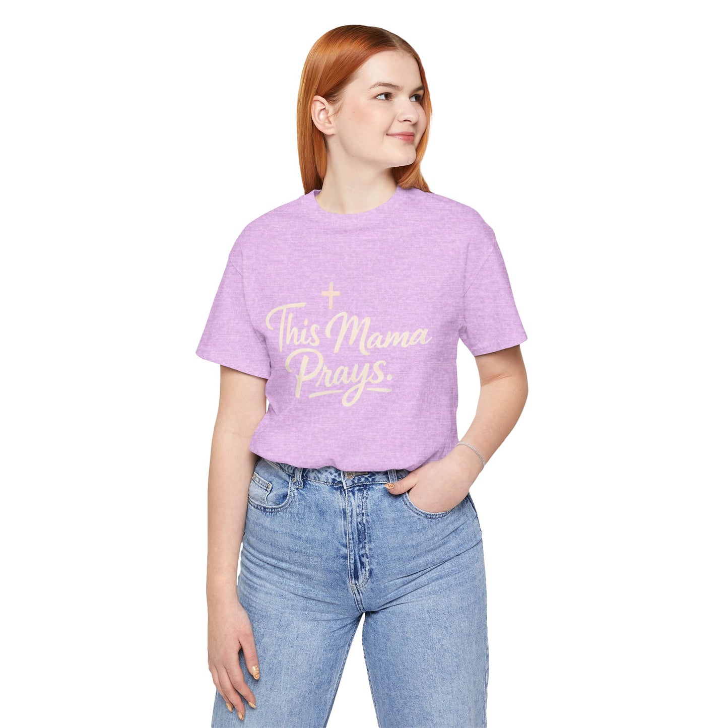 T-Shirt — “This Mama Prays” Faith Graphic Tee