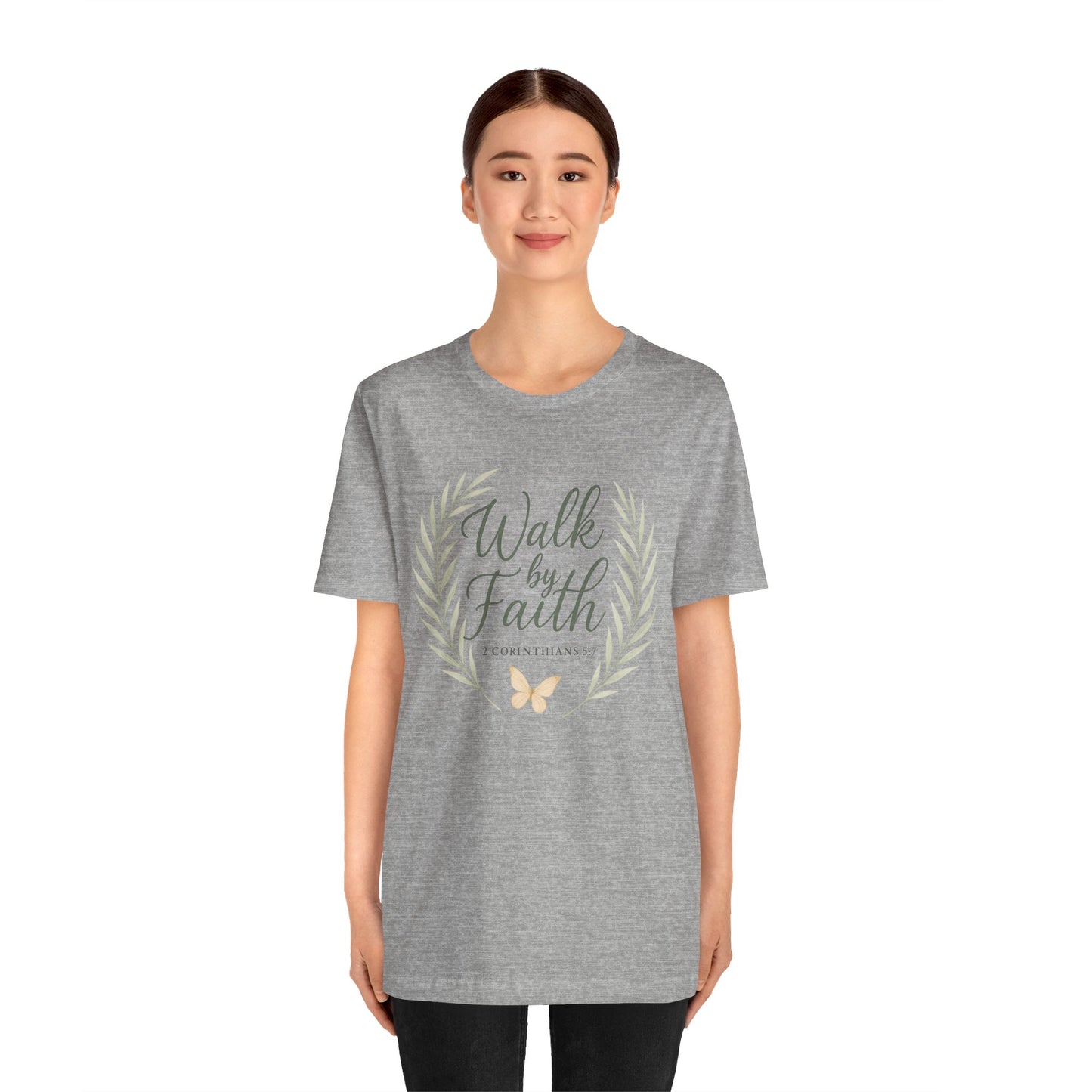 Walk by Faith T-Shirt — Inspirational Christian Tee (2 Corinthians)
