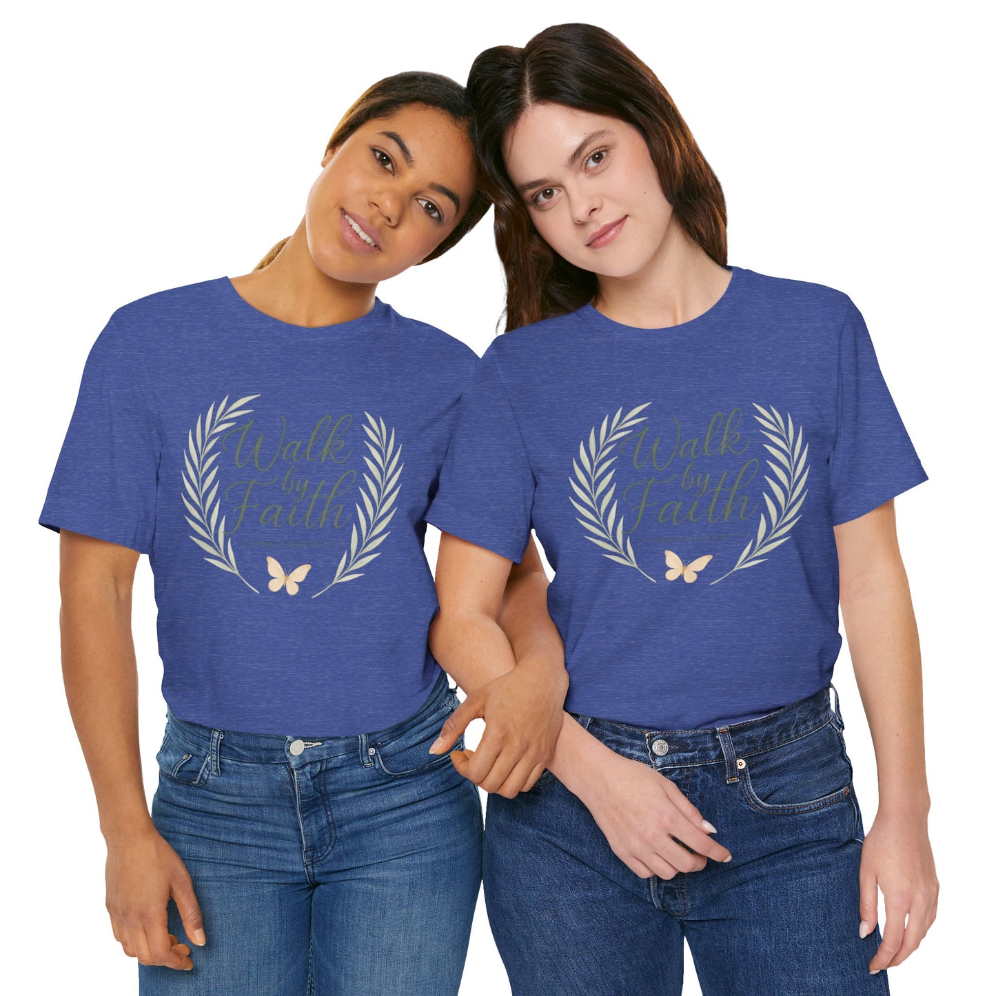 Walk by Faith T-Shirt — Inspirational Christian Tee (2 Corinthians)