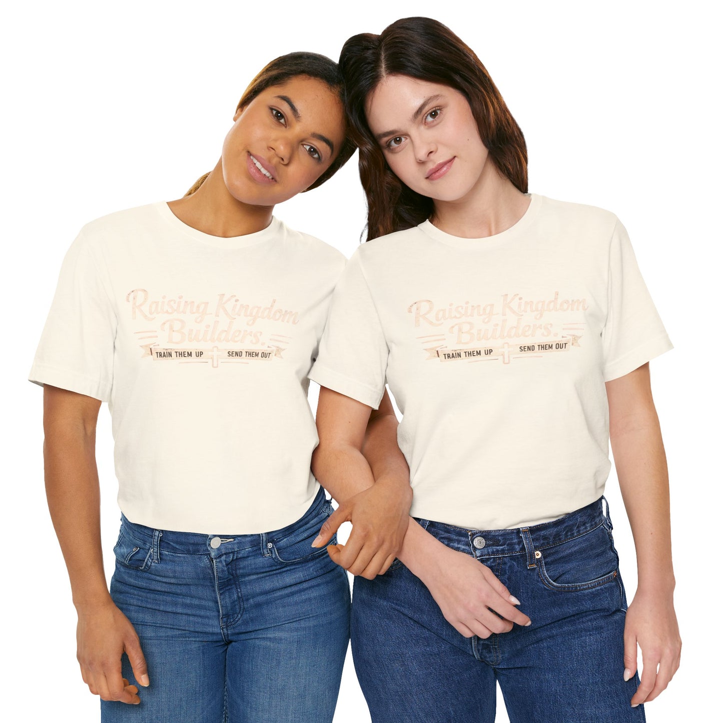 Raising Kingdom Builders Tee – Train Them Up, Send Them Out Christian Youth T-Shirt