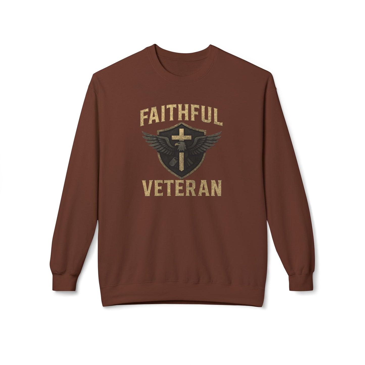 Faithful Veteran Crewneck Sweatshirt Design