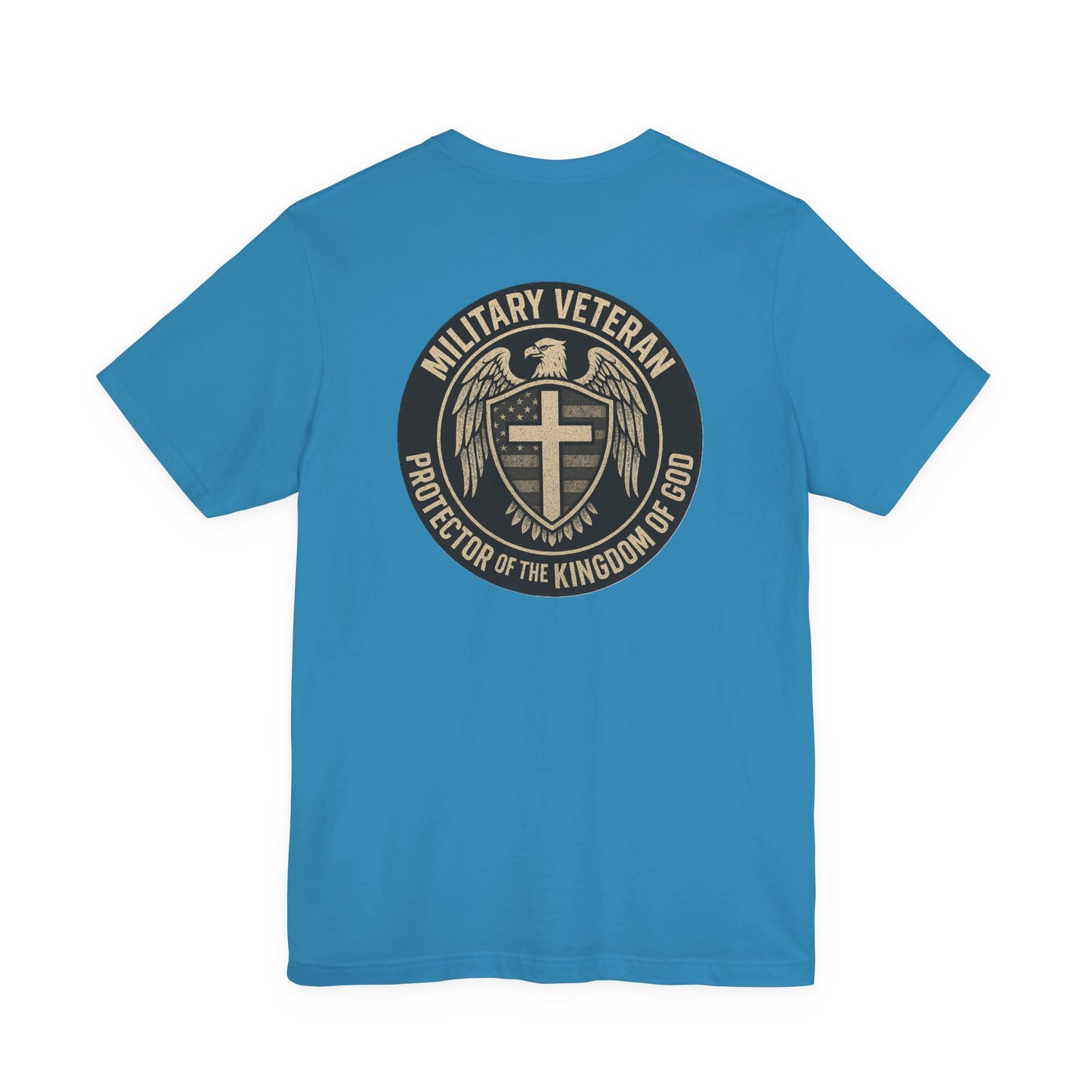 Veteran Protector Tee — "Military Veteran Protector of the Kingdom of God"