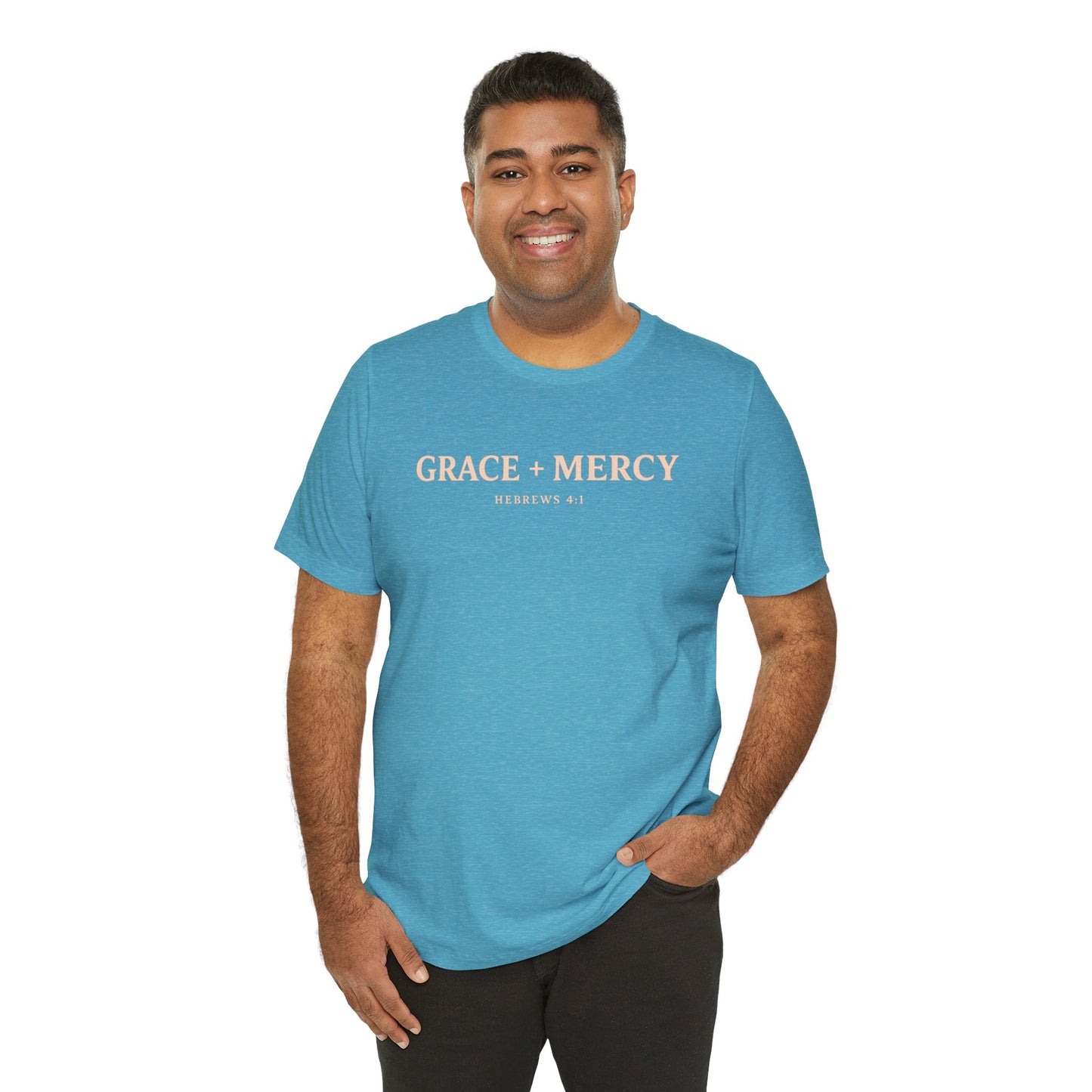 Grace + Mercy Graphic T-Shirt — Faith-Inspired Christian Tee