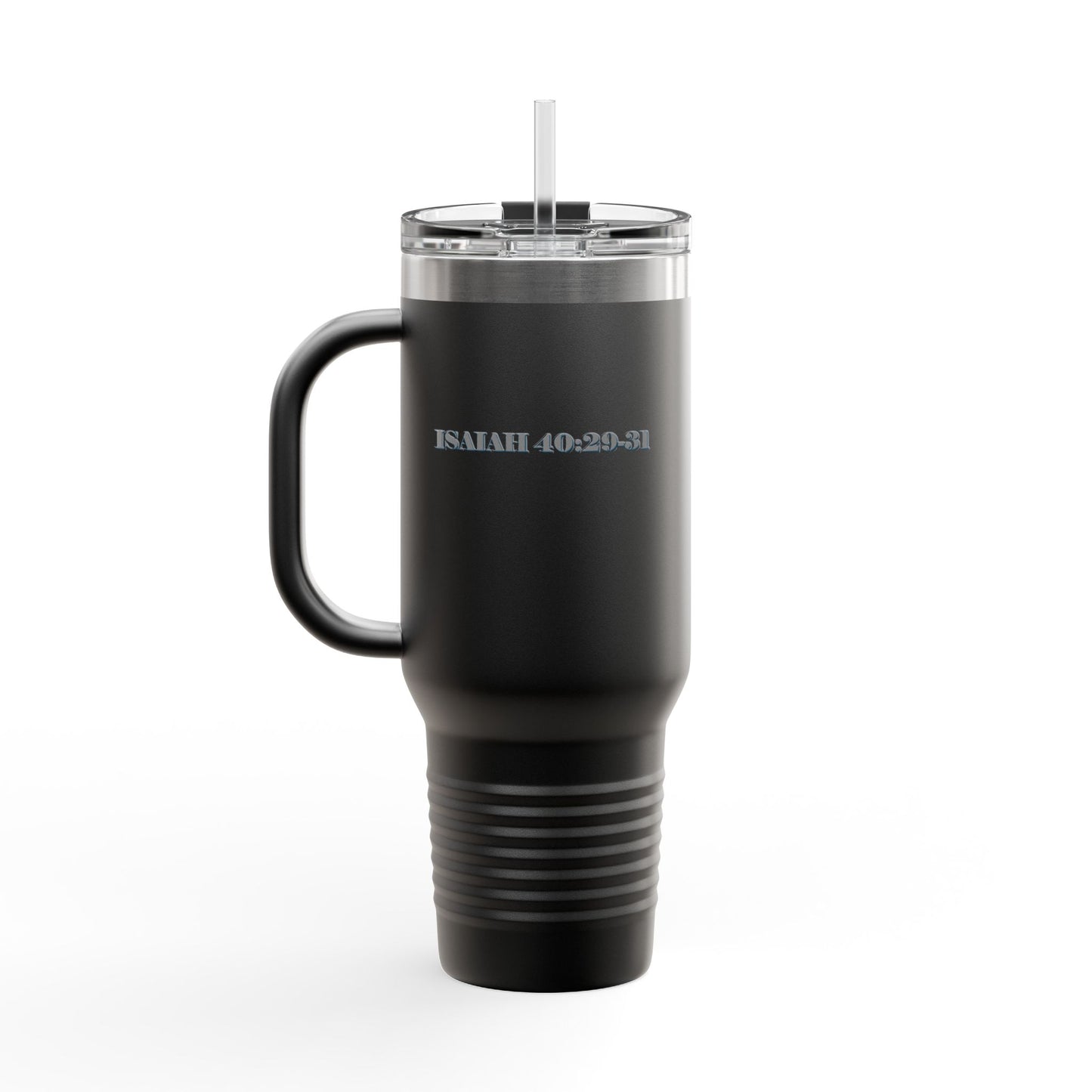 Travel Mug - Bible Verse 'He gives Strength to the Weary' Isaiah 40:29-31