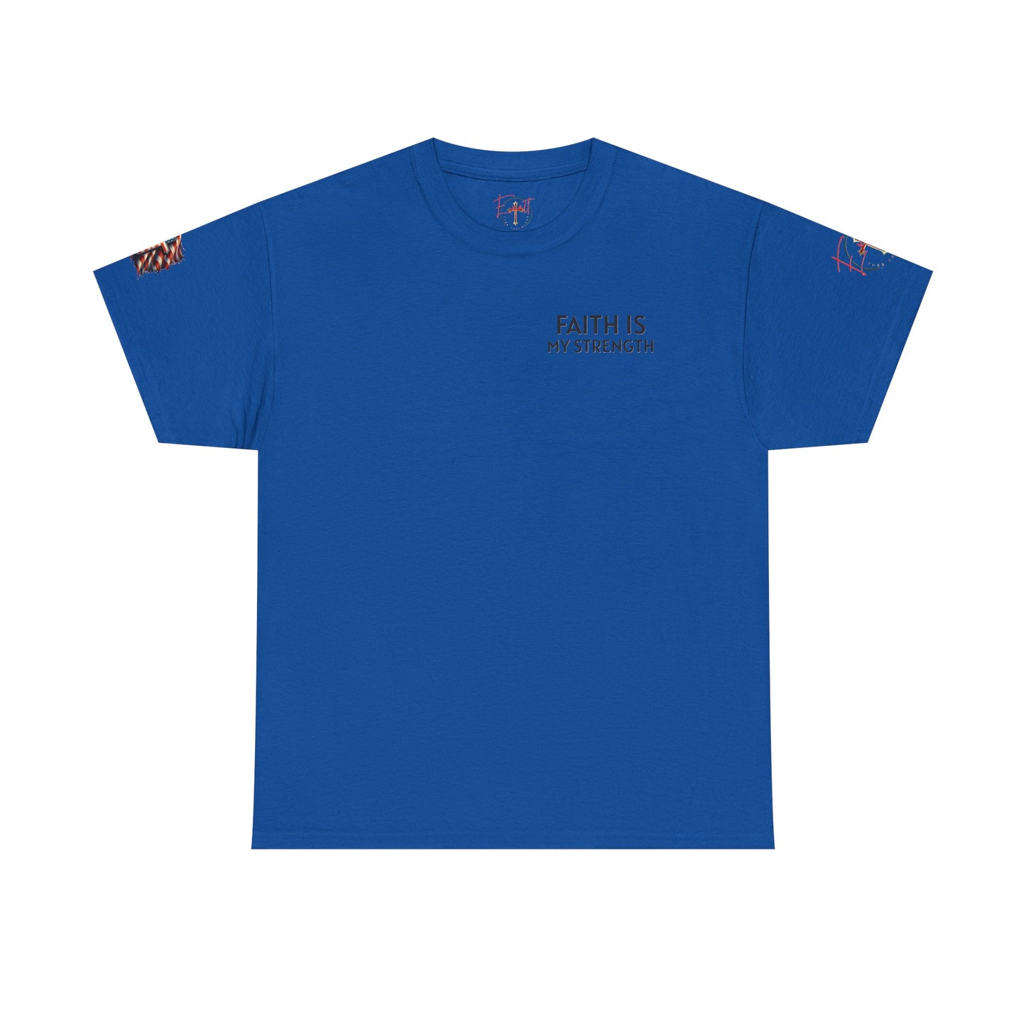 Christian Tee - Philippians 4:13 'Faith Is My Strength' (Copy)